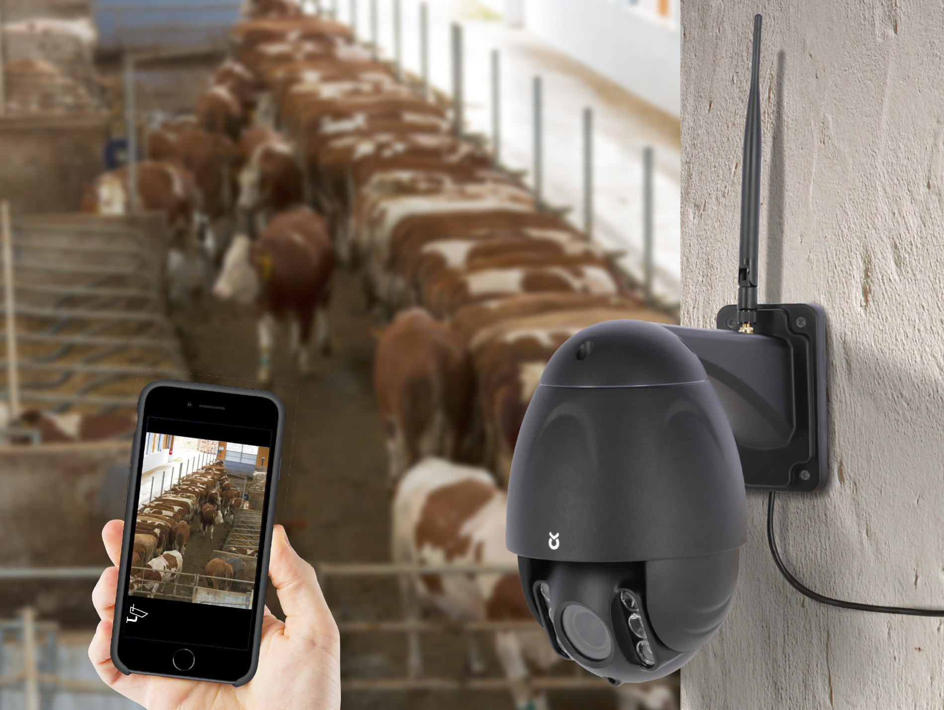 Kit caméra surveillance IPCAM full HD 360°