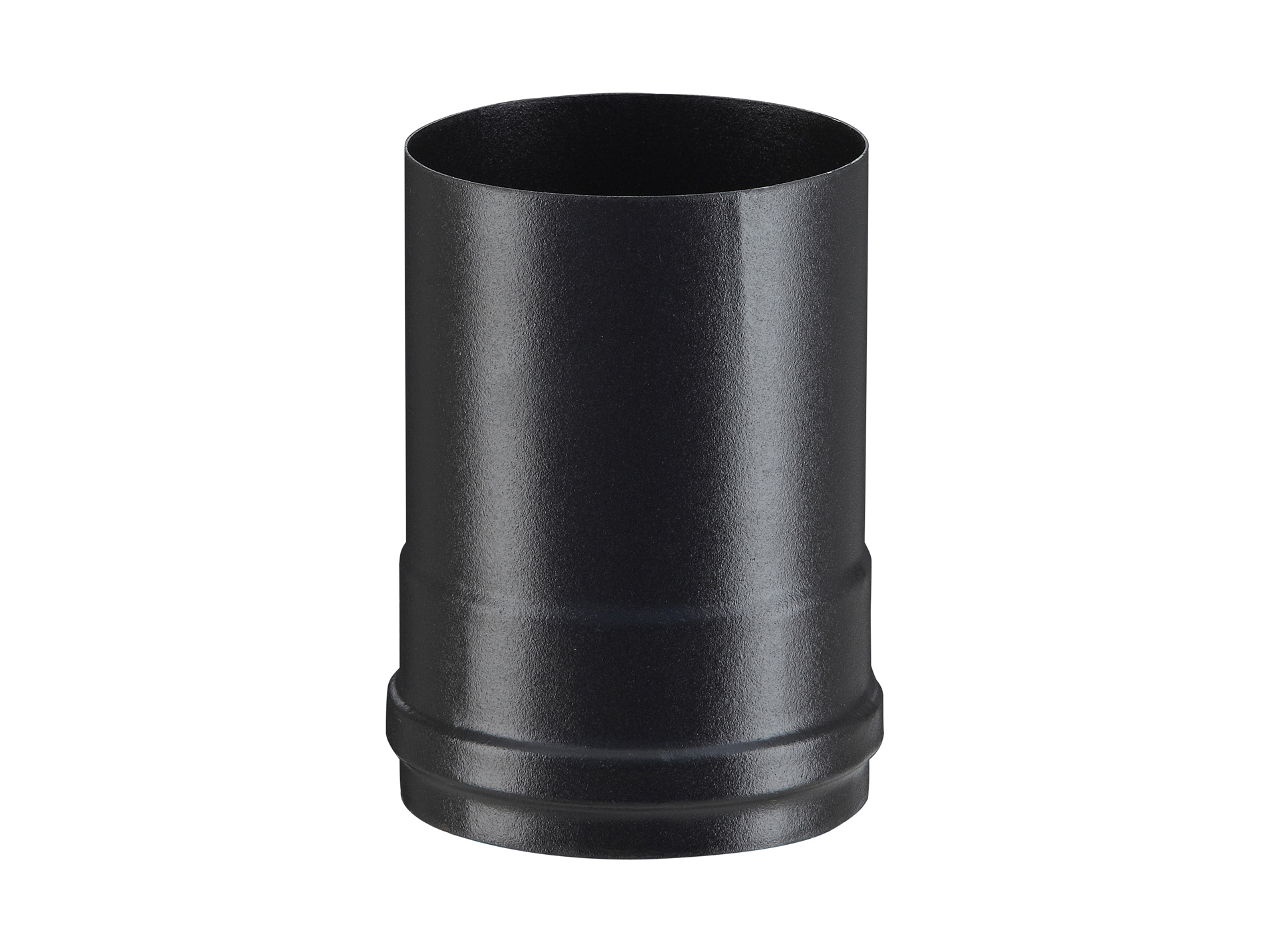 Adaptateur émaillé Ø80mm noir