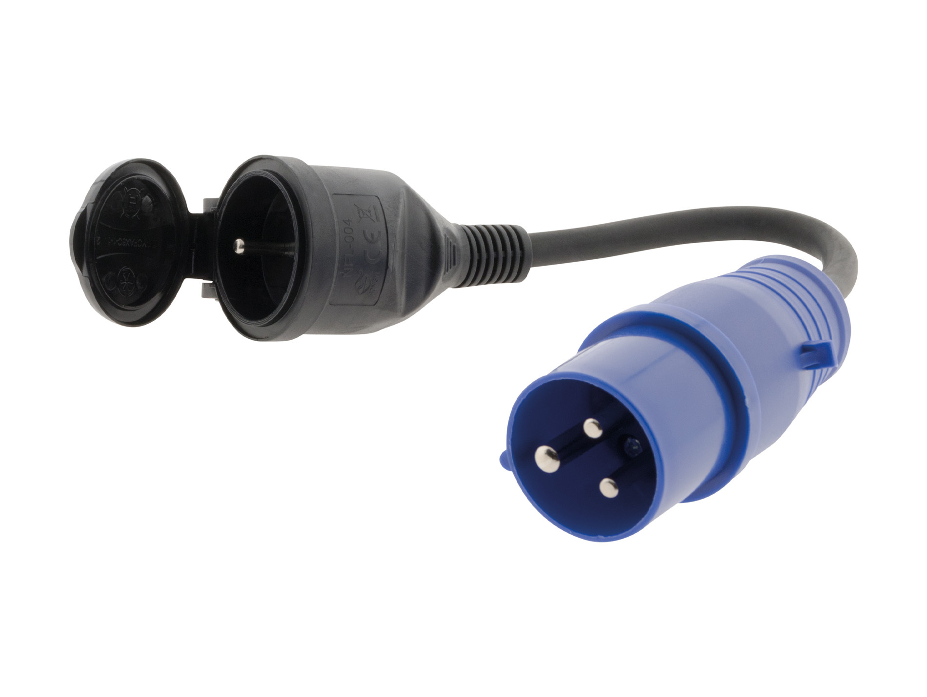 Adaptateur caravane femelle 16A en mâle CEE17