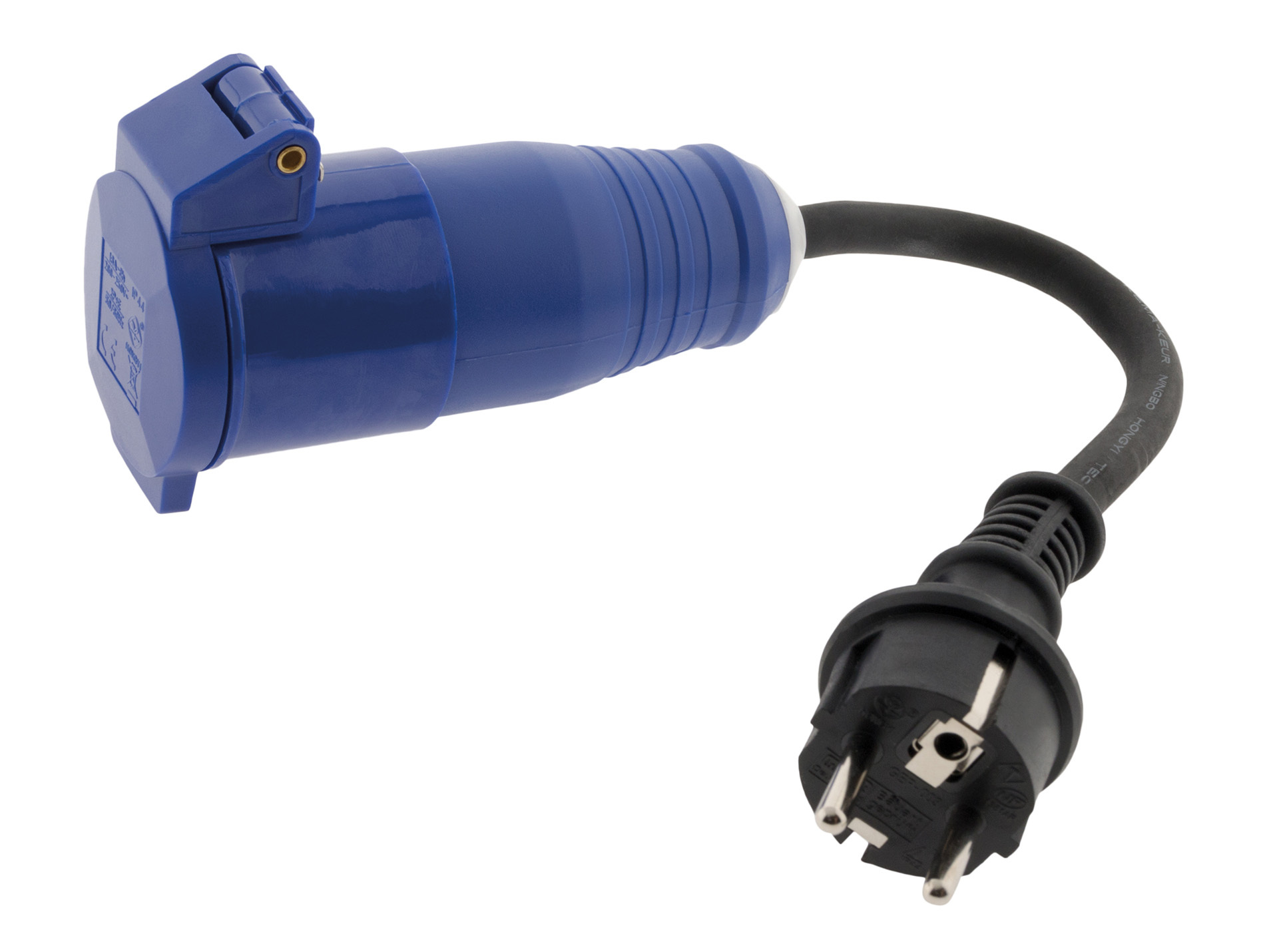 Adaptateur caravane femelle CEE17 en mâle 16A