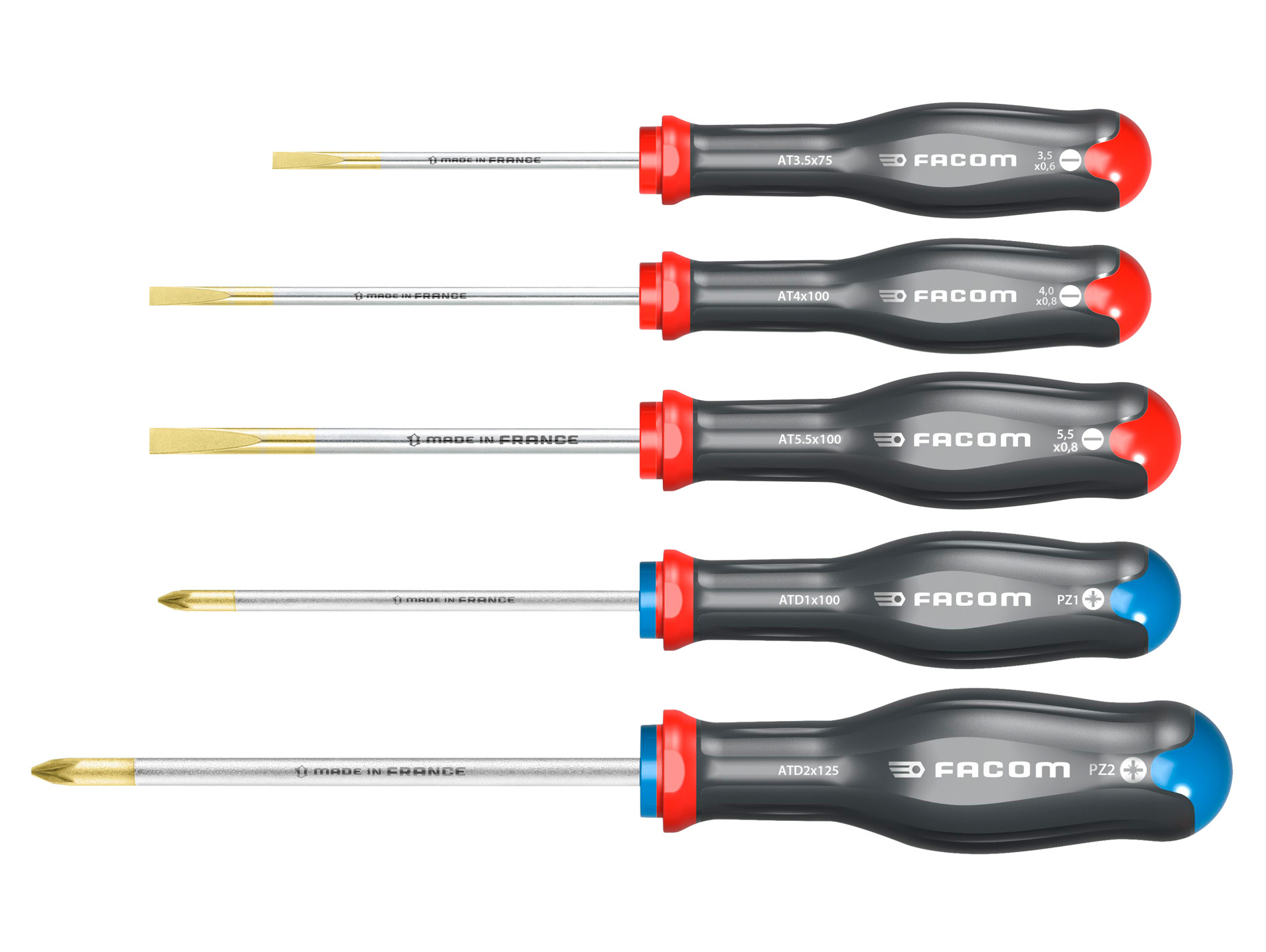Coffret de 5 tournevis FACOM Protwist