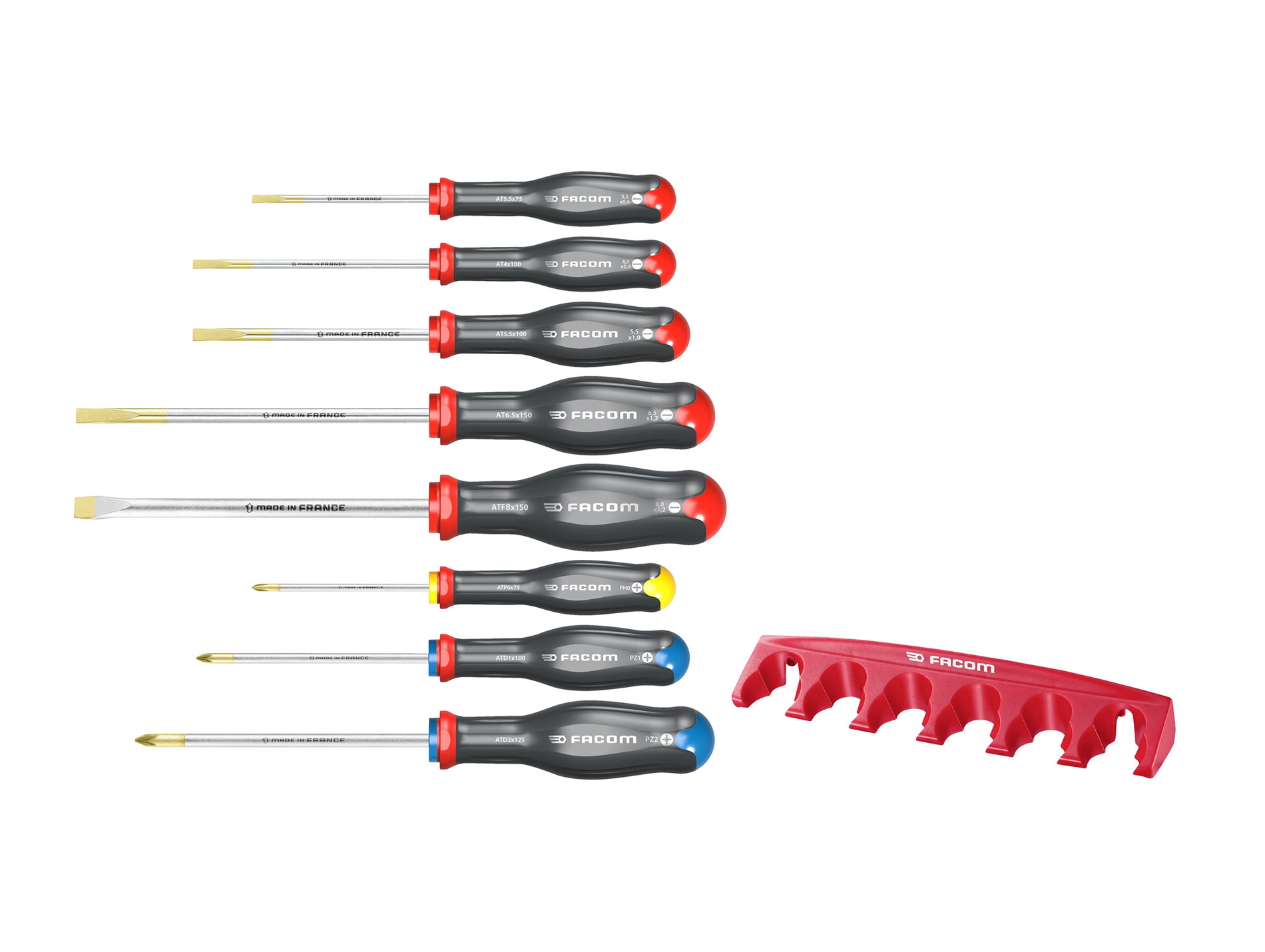 Coffret de 8 tournevis FACOM Protwist