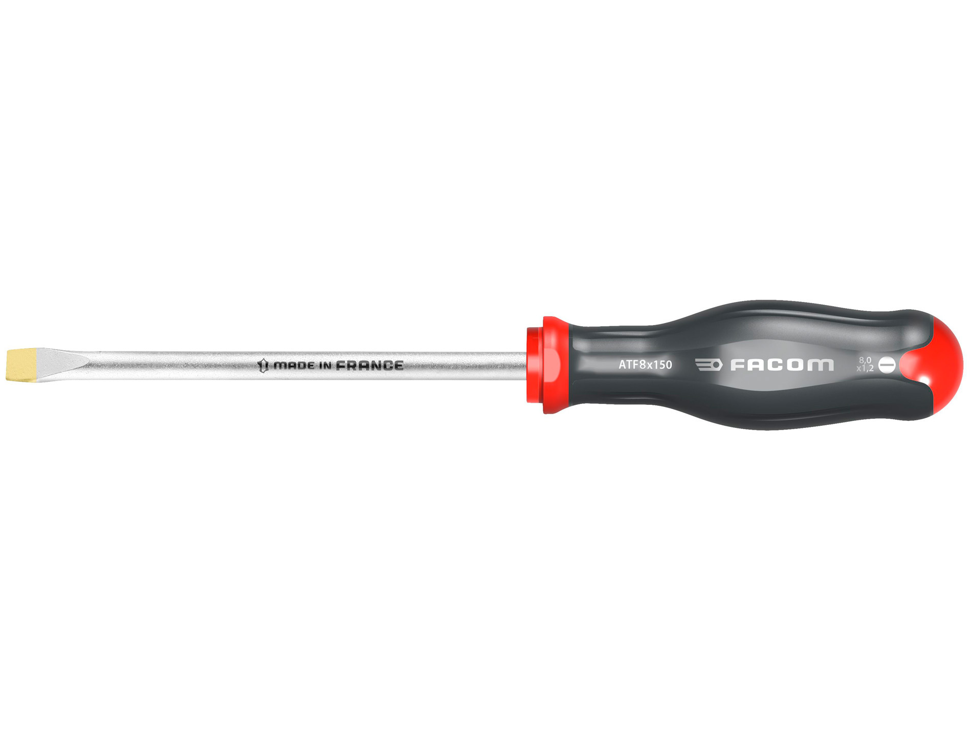 Tournevis FACOM Protwist plat forgée 8x150