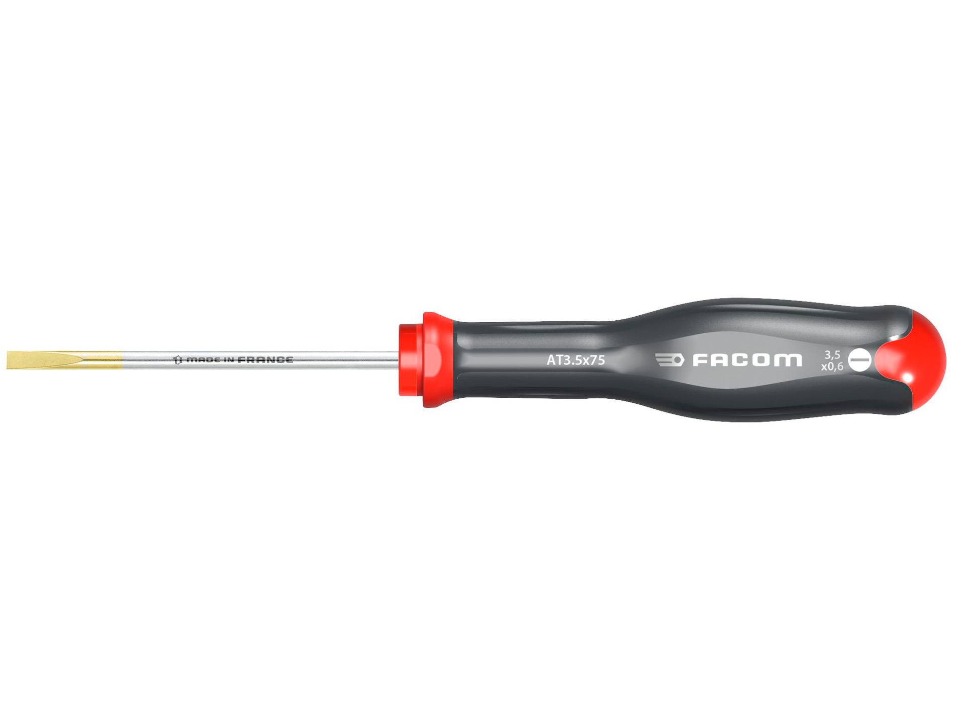 Tournevis FACOM Protwist plat fraisée 3,5x75