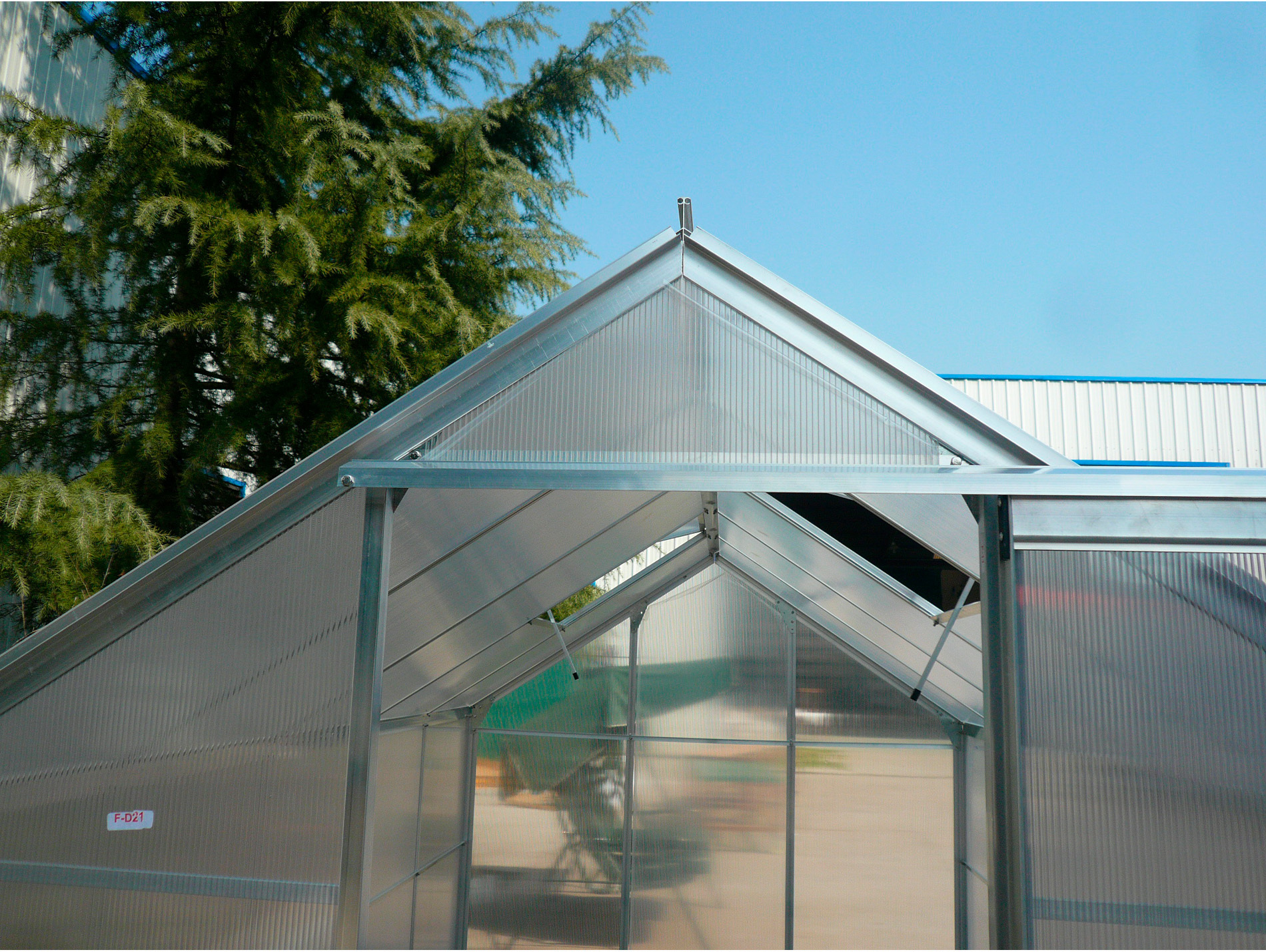 Serre alu et polycarbonate FORESTA SR1931  6,03m²