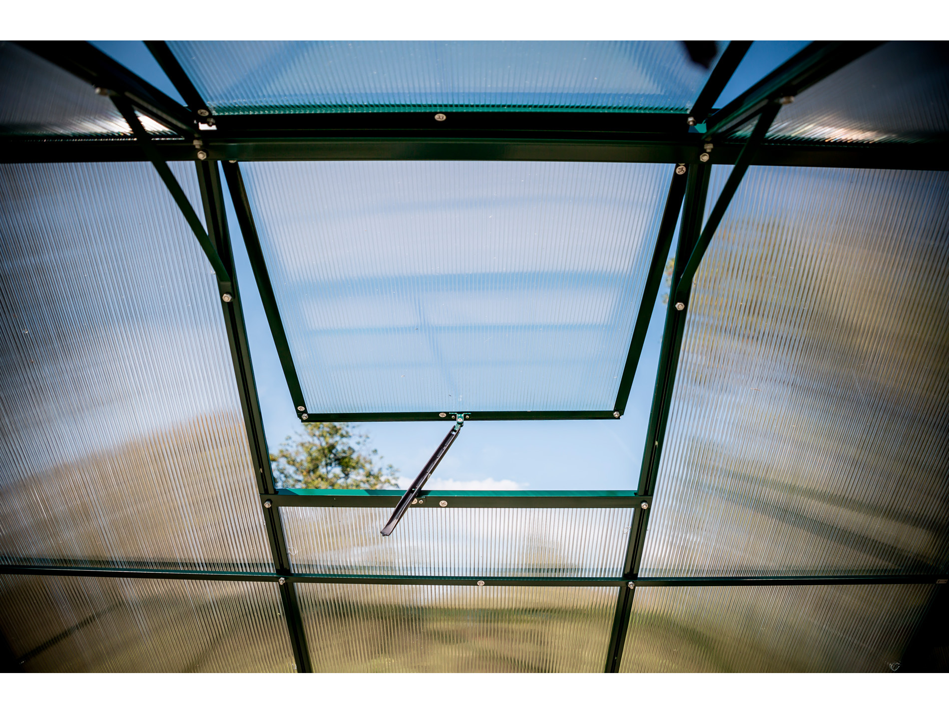 Serre alu et polycarbonate 10,37m² FORESTA SR 4224