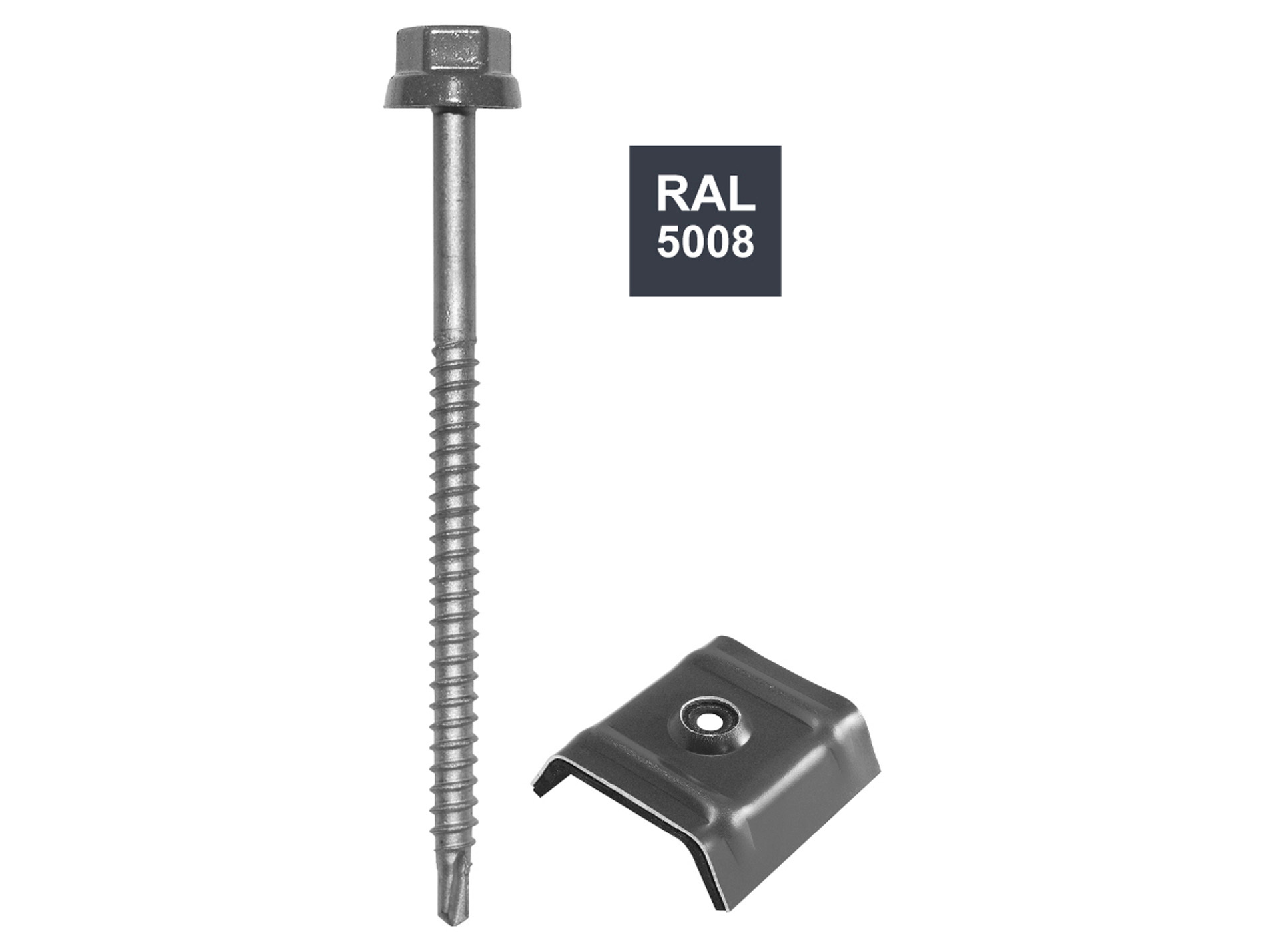 Kit de fixation Zacrovis bois + Vulco ETANCO x50 gris anthracite