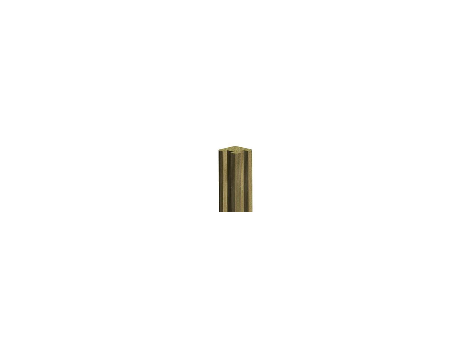 Poteau angle 15x15 2,5m