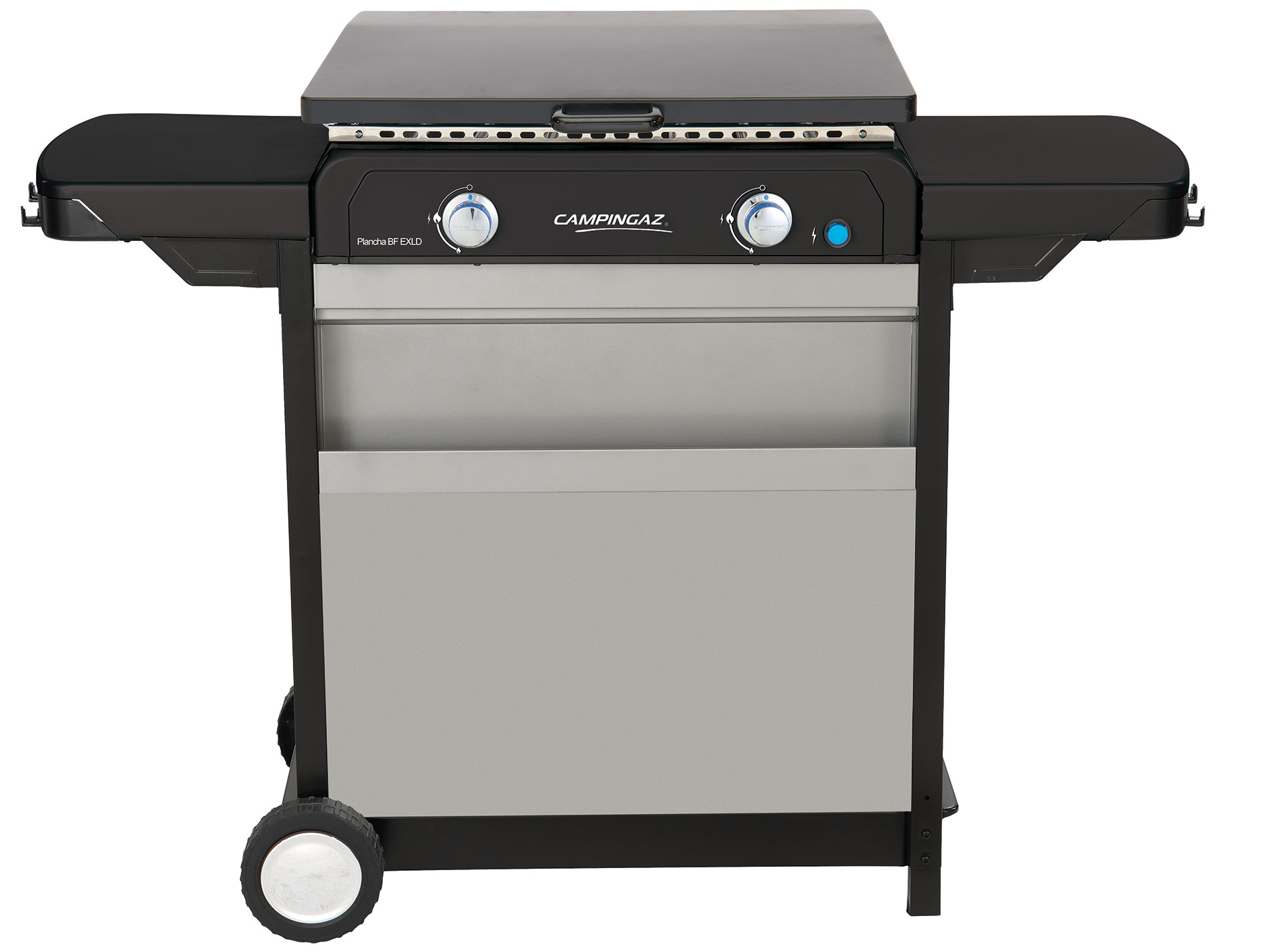 Plancha gaz sur chariot CAMPINGAZ Blue flame EXLD 2 brûleurs