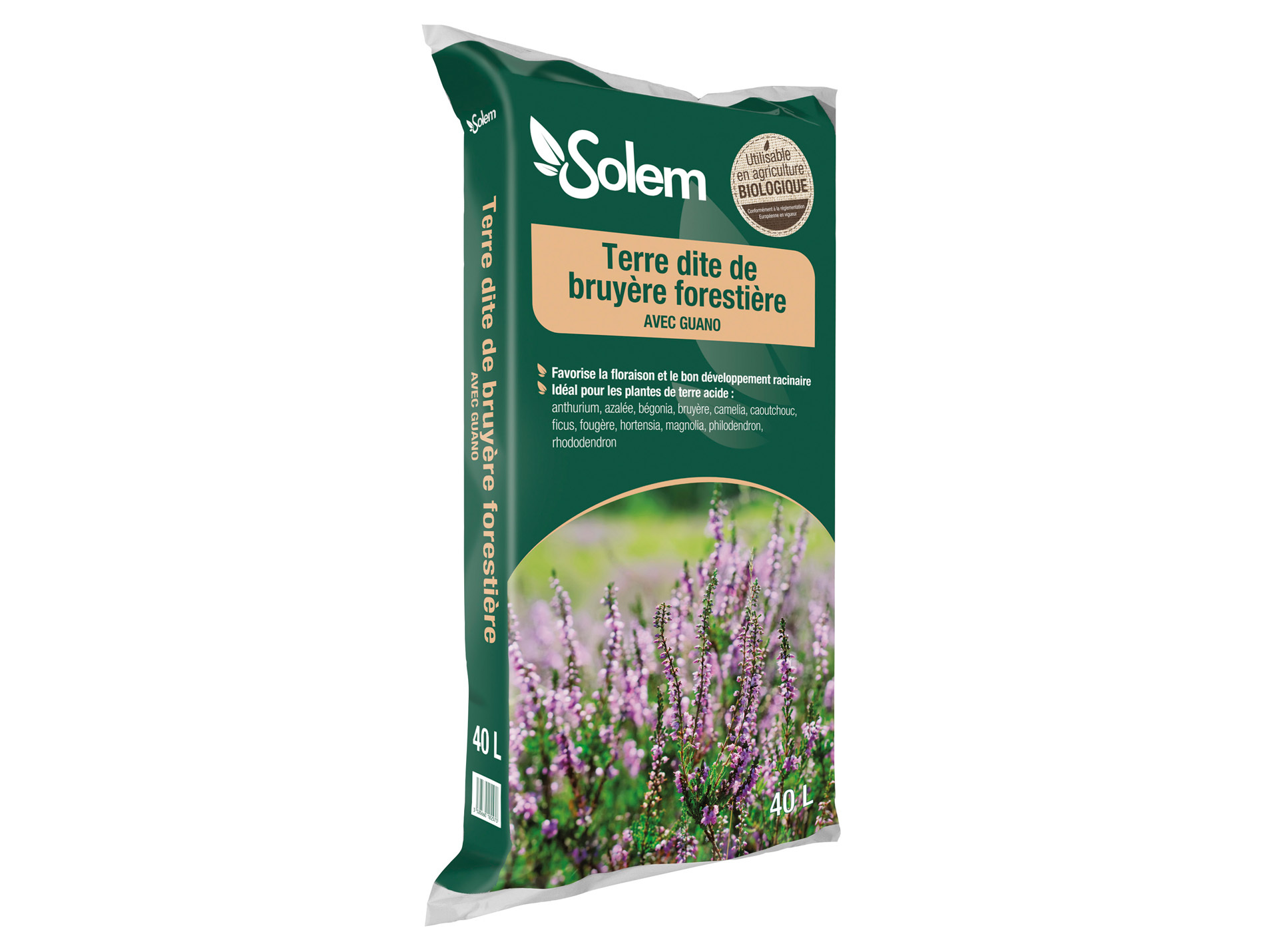 Terre de bruyère forestière SOLEM 40L