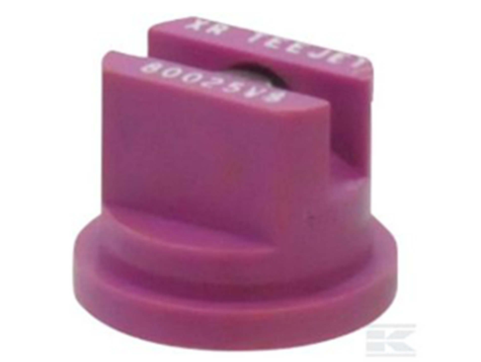 Buse à pinceau Ø filetage 8 mm 80° à 1 L/min violet inox