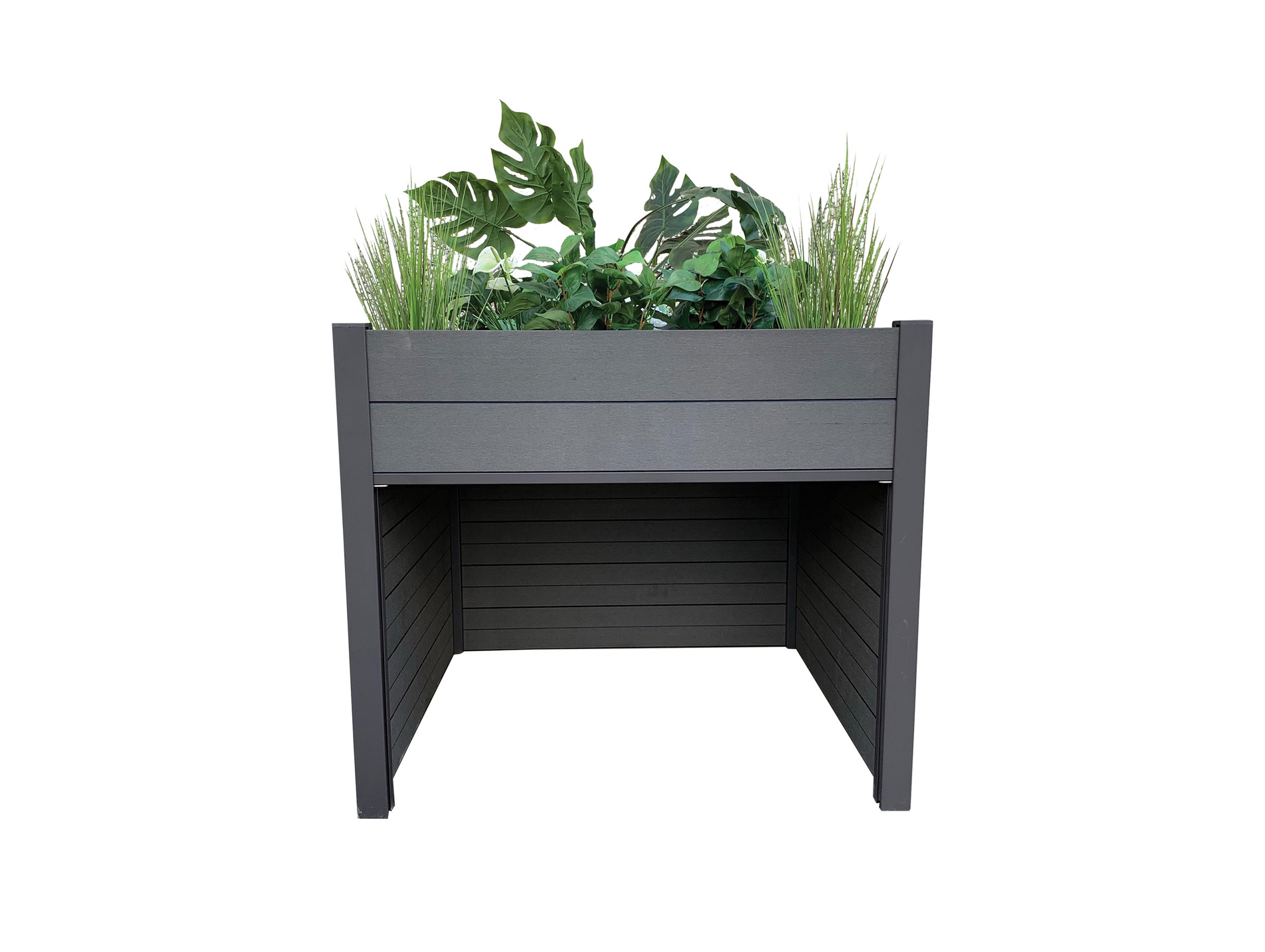 Jardinière et abri pour robot tondeuse OSVAN