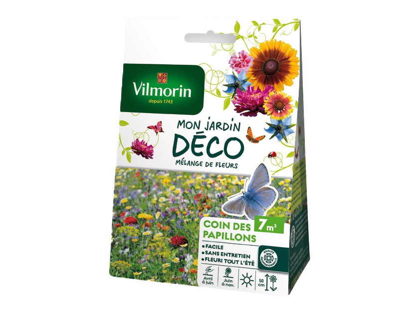 Mélange de fleurs Coin des Papillons VILMORIN 7m²