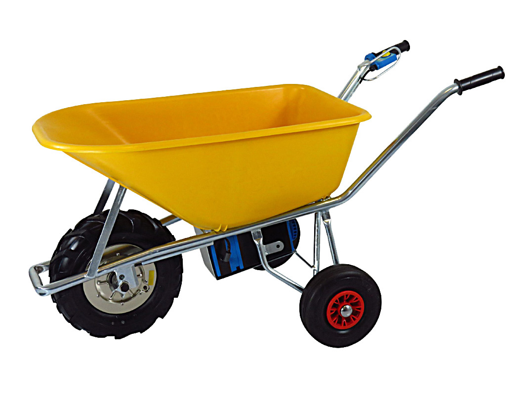 Brouette électrique cuve polyéthylène 100L