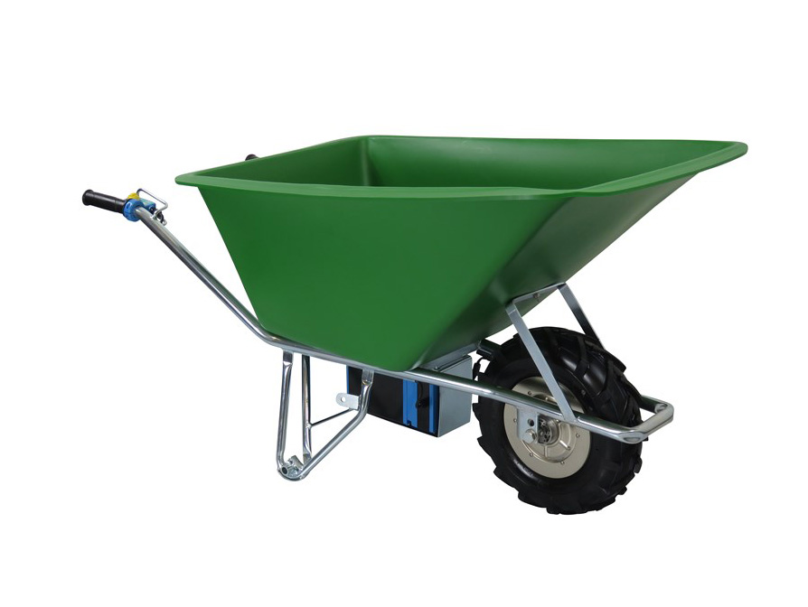 Brouette électrique cuve polyéthylène 160L