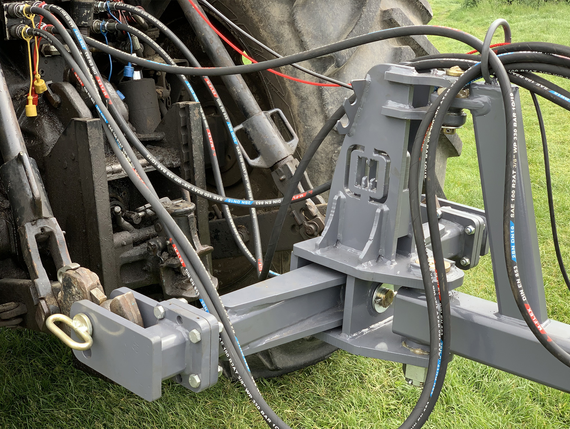 Barre d'attelage pour déchaumeur à dents KUS