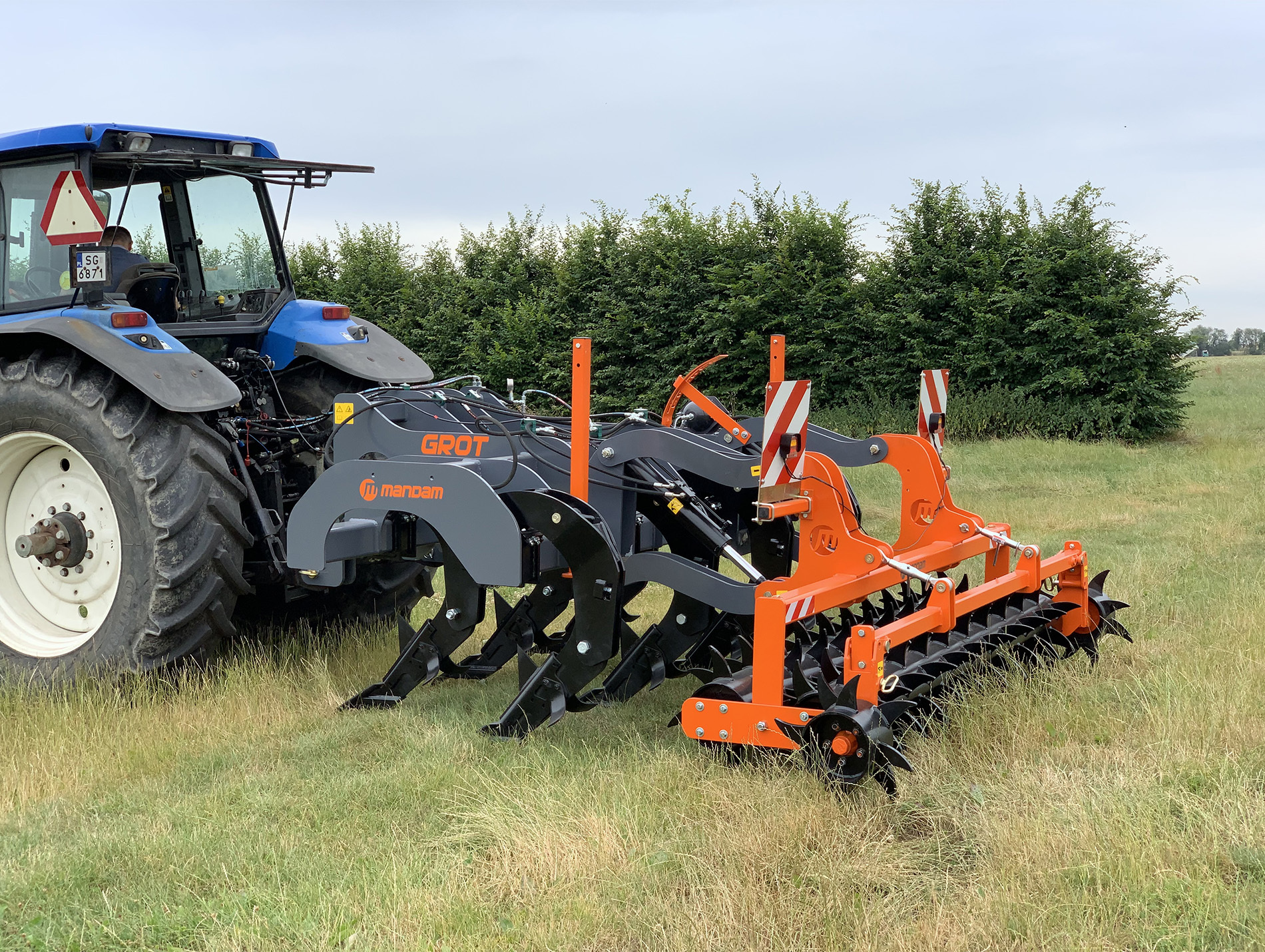 Décompacteur GROT 3m - 5 dents  -  non-stop hydraulique