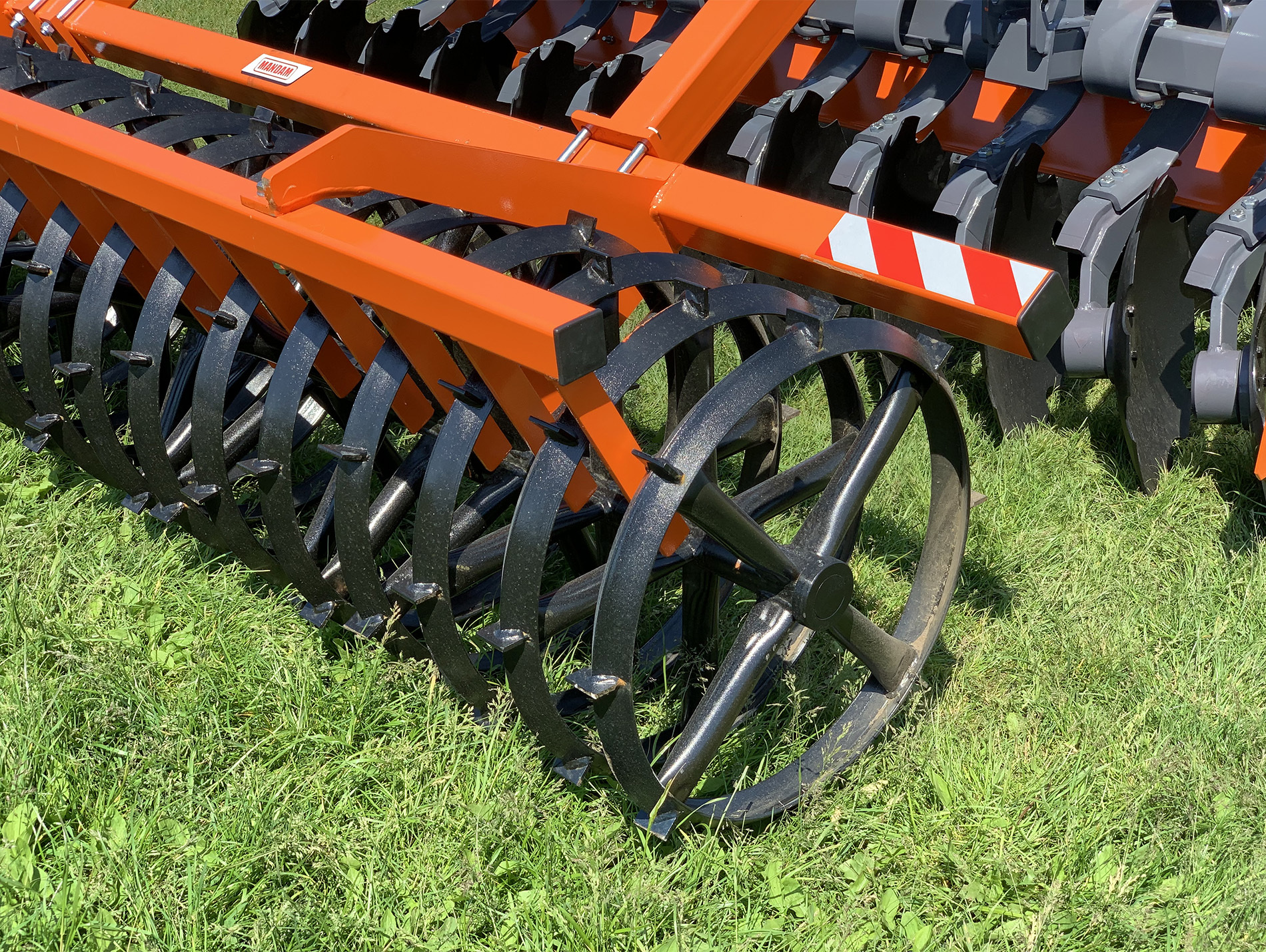 Rouleau V-RING denté  Ø600mm pour déchaumeur KUS 2,20m