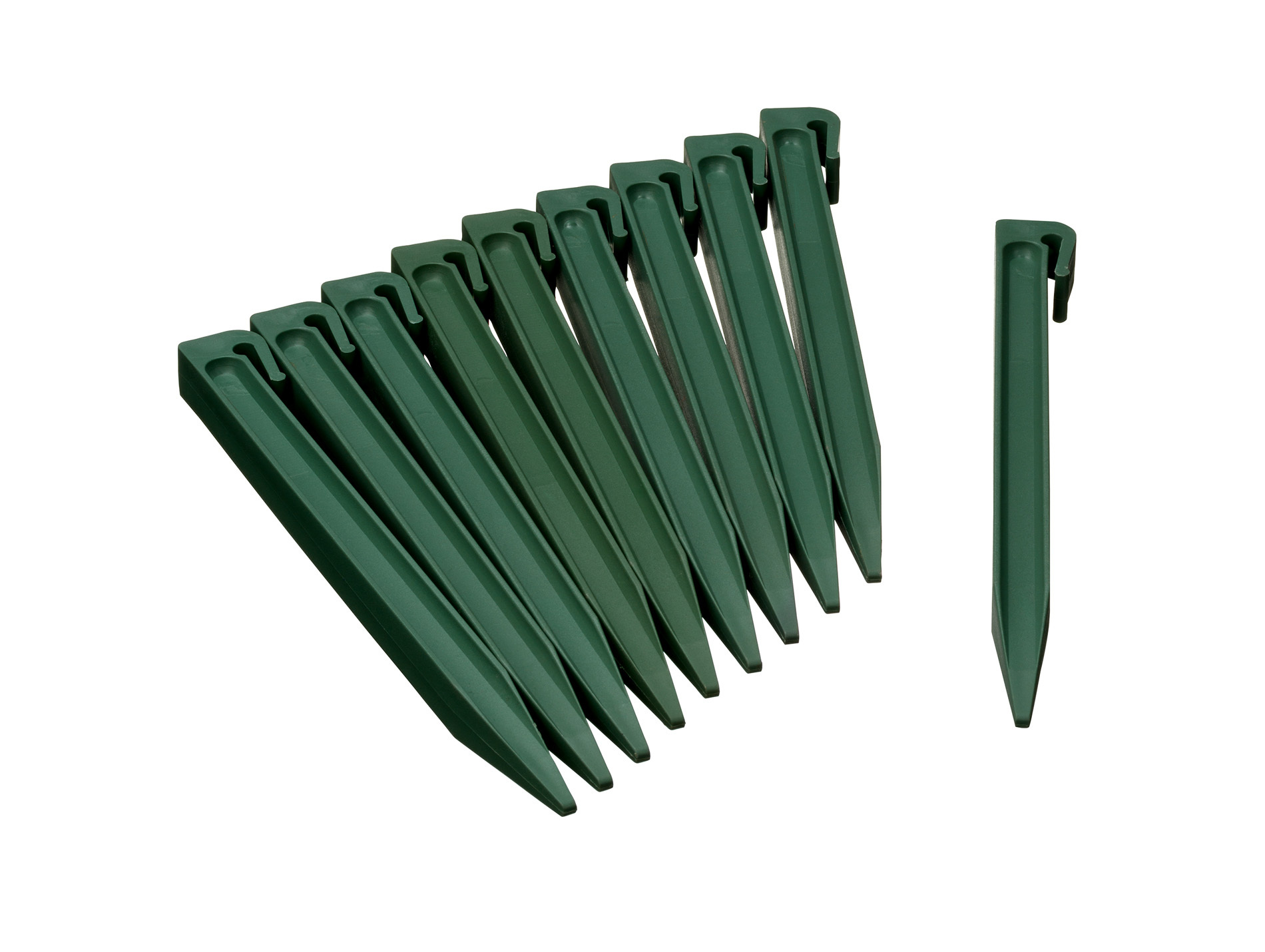 Piquet pour bordure de jardin x10 vert