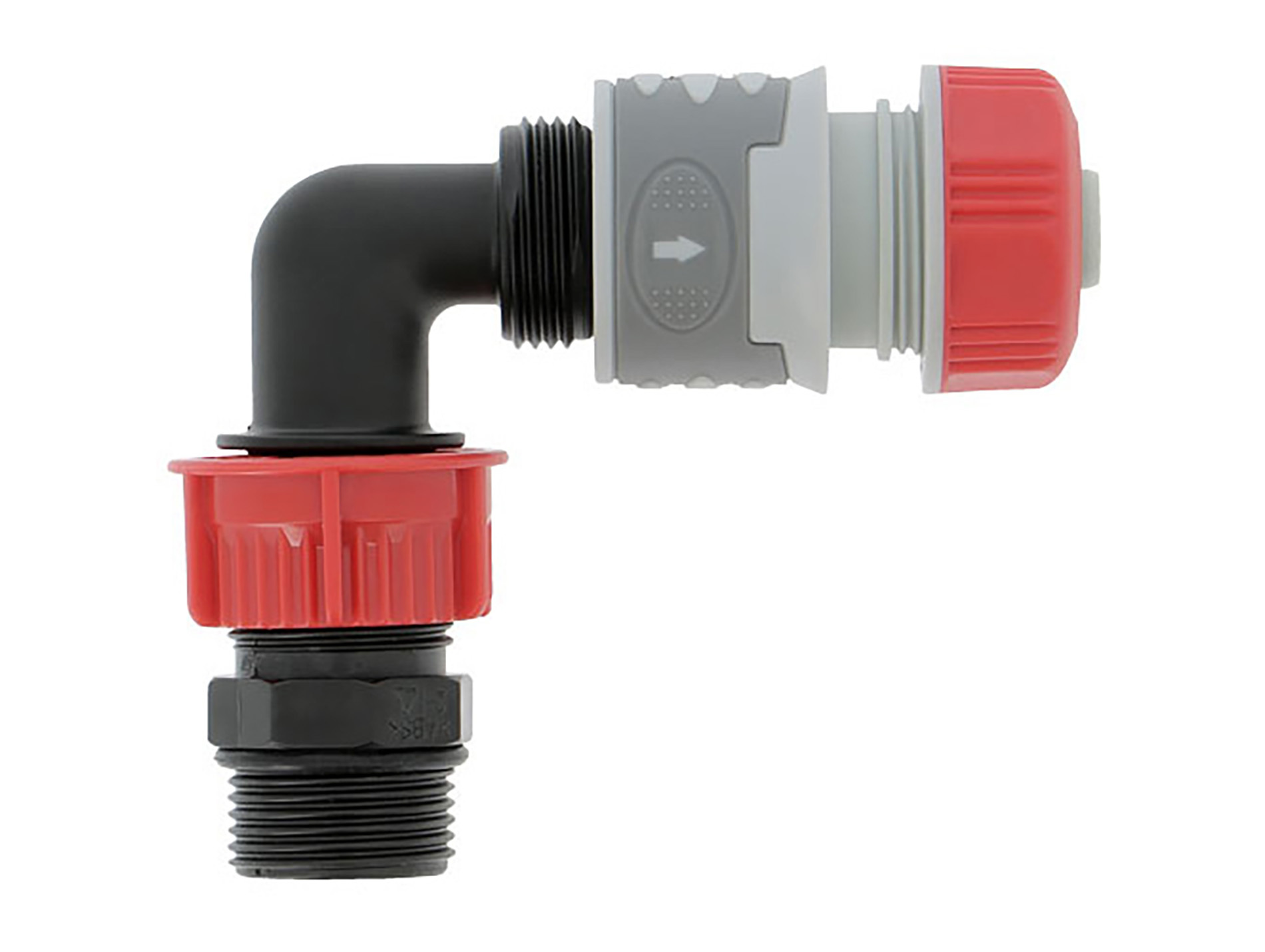 Kit coude SPID'O raccord rapide gros débit Ø19mm