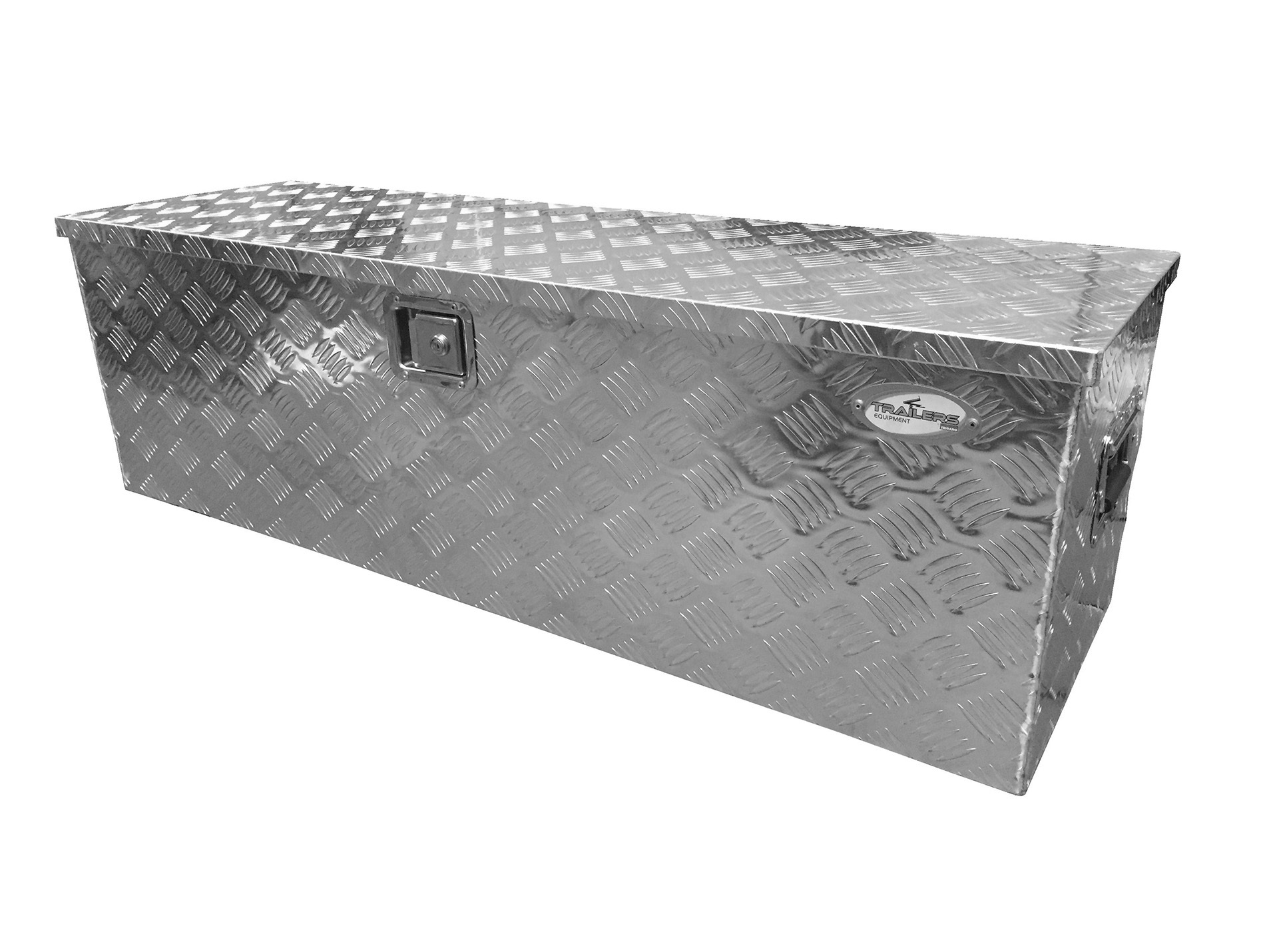 Coffre de rangement aluminium 124x38x38cm