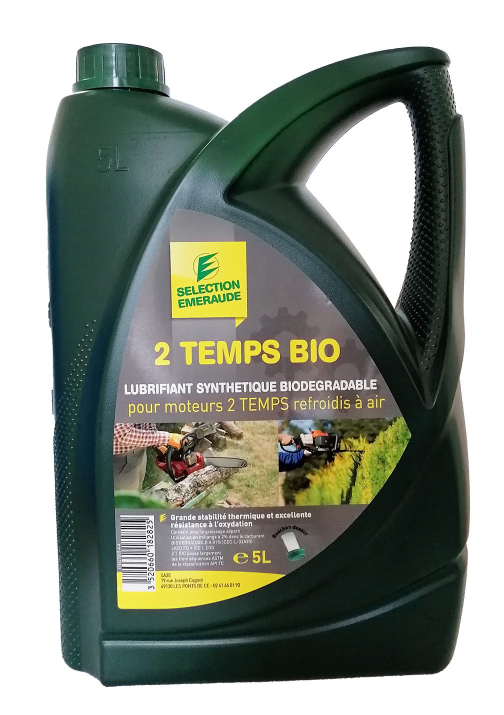 Huile SELECTION EMERAUDE 2T SE bio 5L