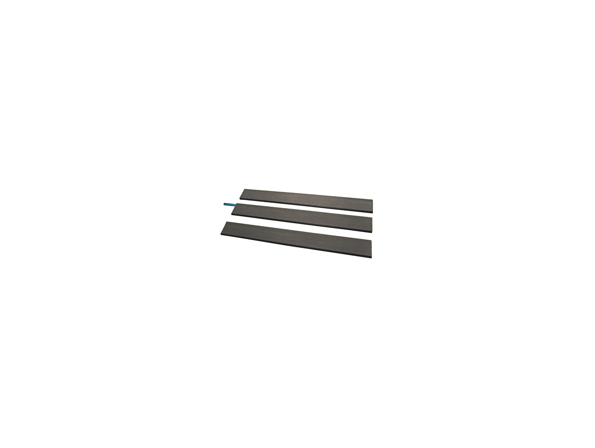 Pack 3 lames clôture Boréale Infini 3x20cm L.1,95m gris