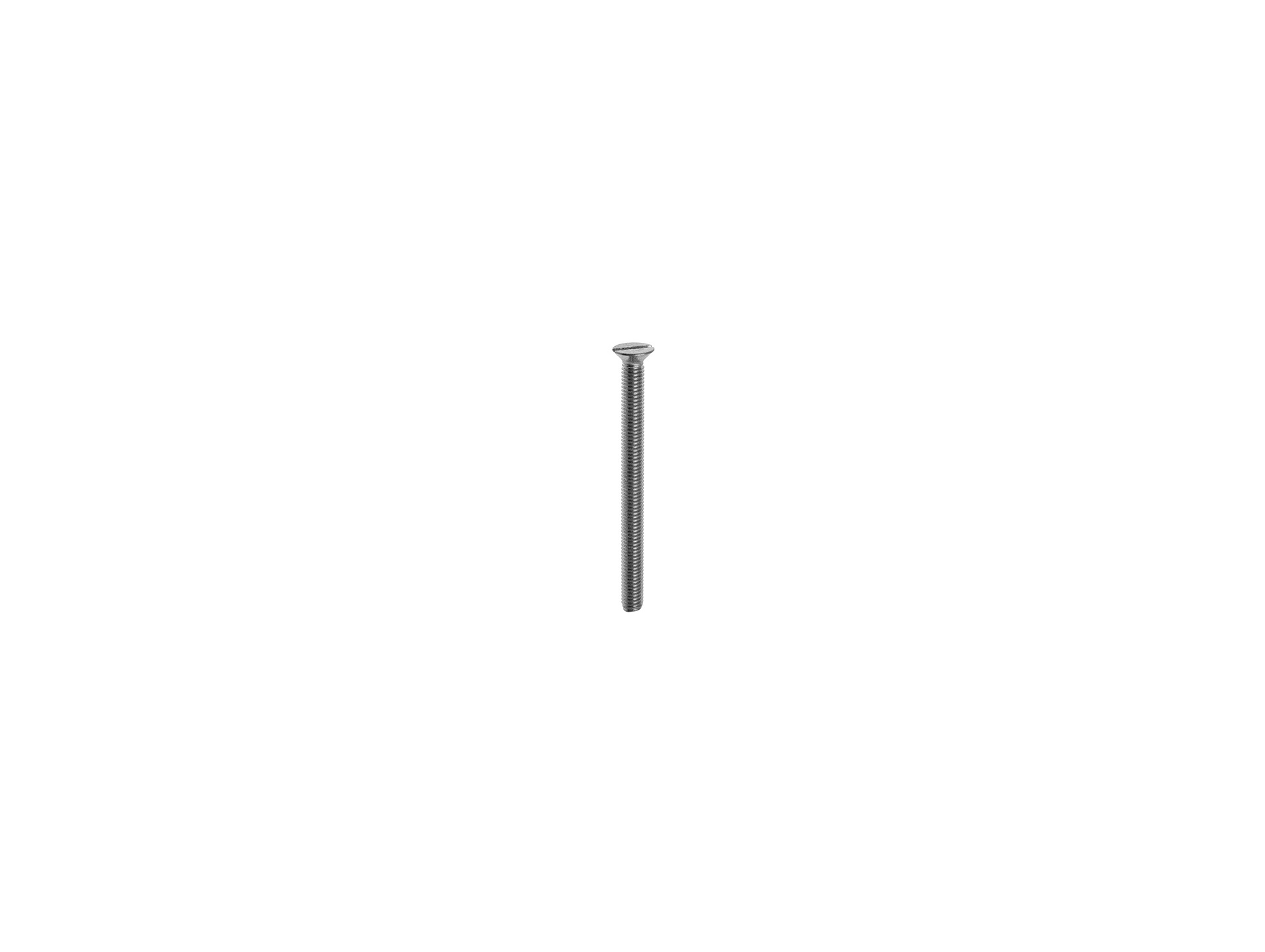 Boulon tête fraisée fendue Inox A2 Ø6mm L.60mm x5