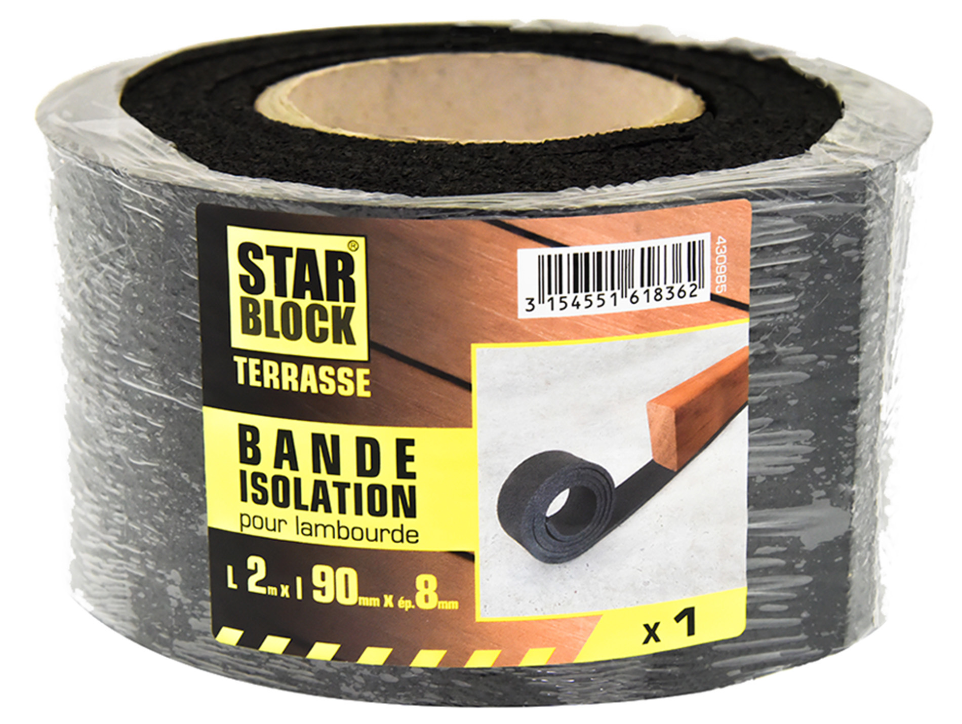 Bande d'isolation lambourdes Starblock® L.2m