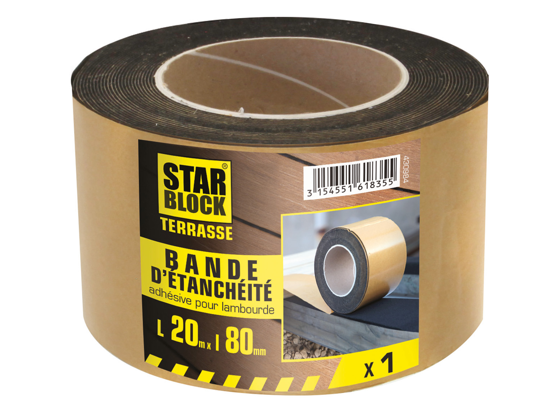 Bande d'étanchéité lambourdes Starblock® L.20m
