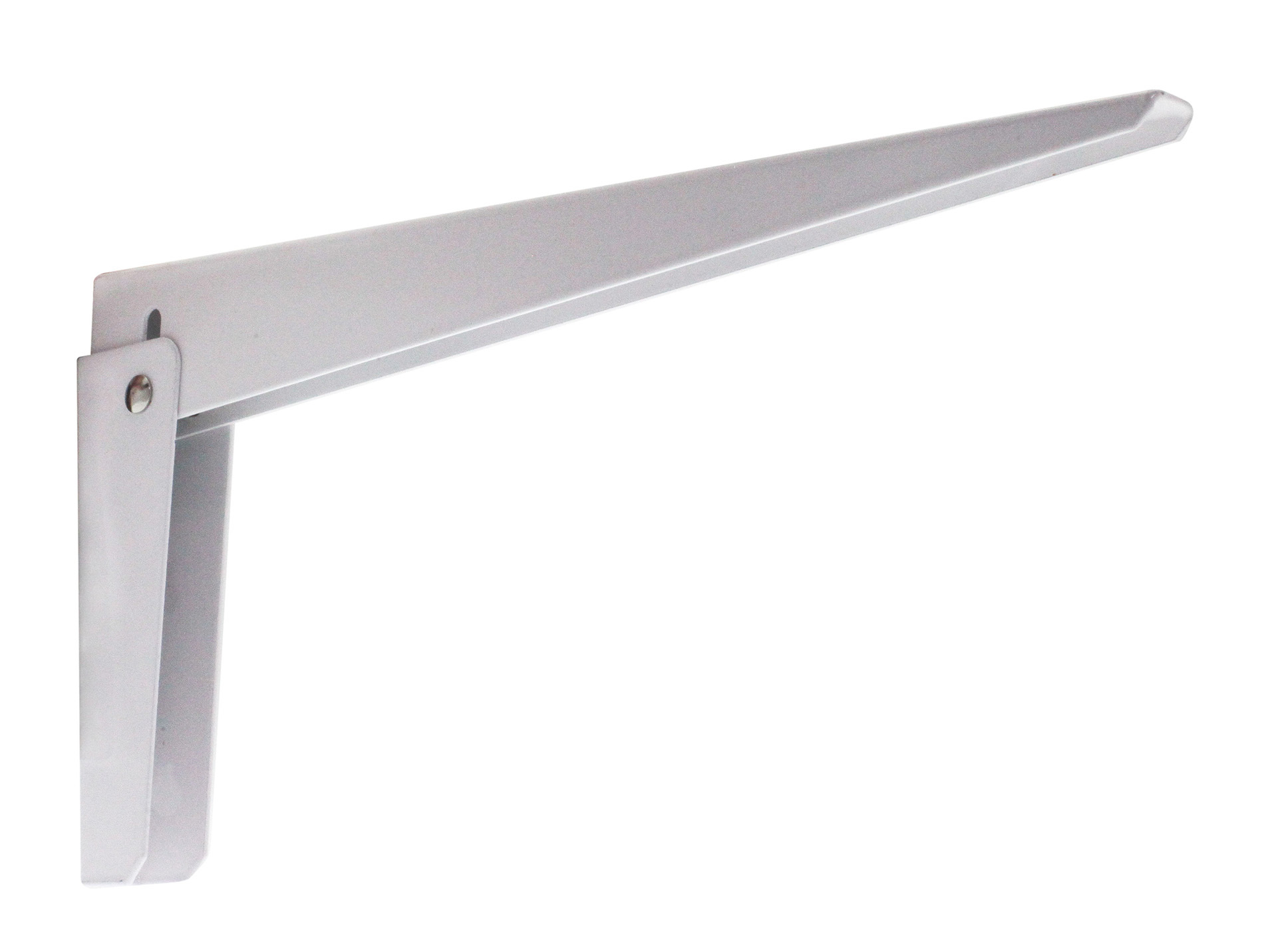 Équerre pliante 300x130 acier blanc