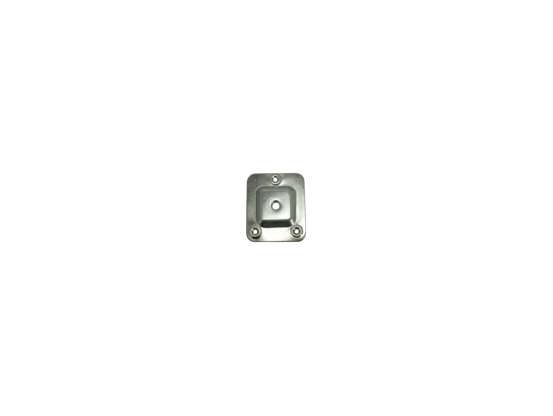 Platine de fixation acier zingué 58x66mm