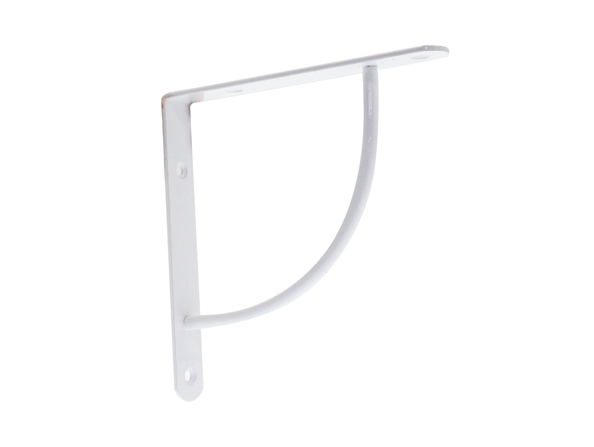 Équerre bibop 180x180mm acier blanc