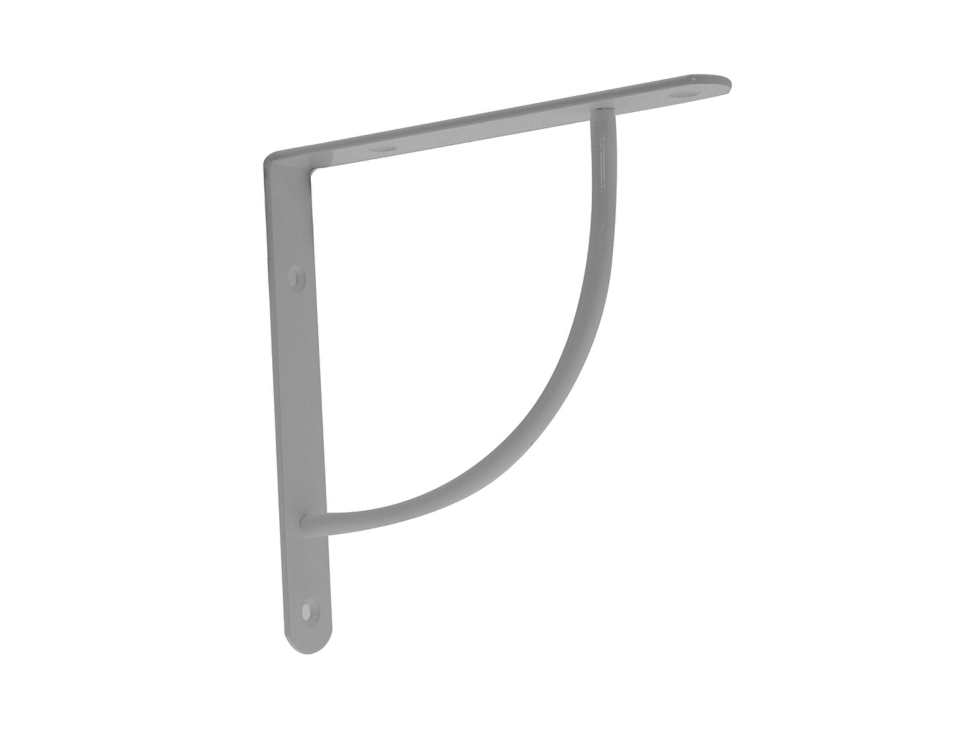 Équerre bibop 180x180mm acier gris