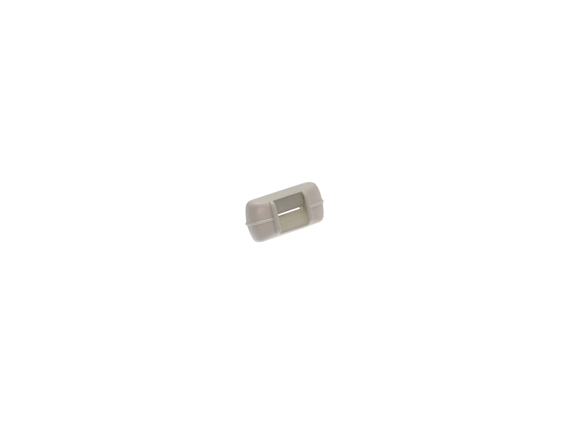 Guide sangle à galet horizontal pour sangle de 14-15mm blanc