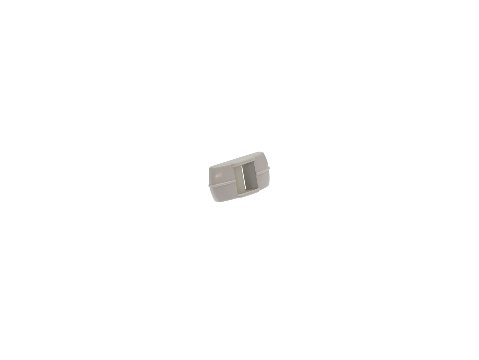 Guide sangle à galet vertical pour sangle de 14-15mm blanc