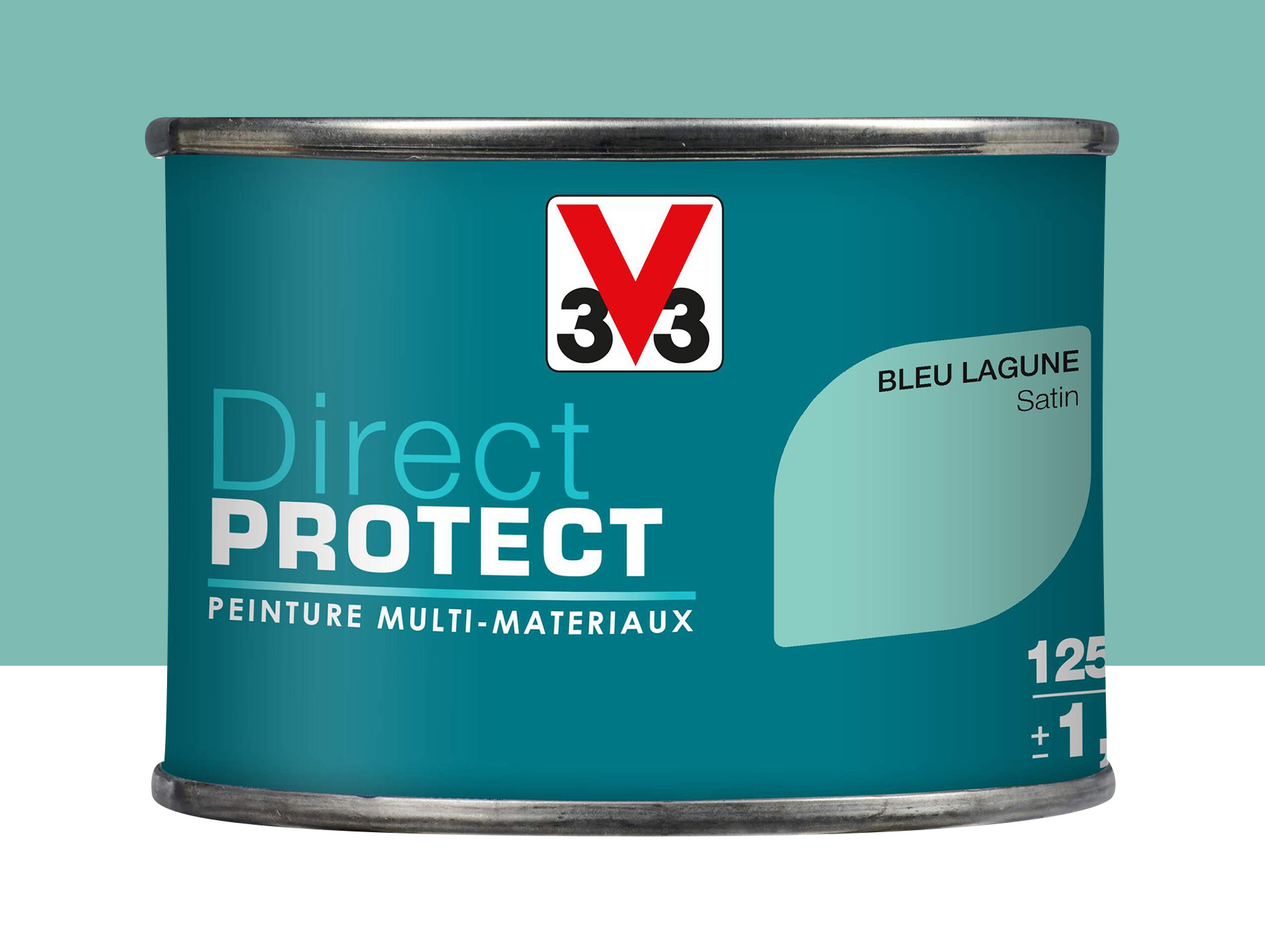 Peinture ext V33 Direct Protect Bleu lagon 125ml