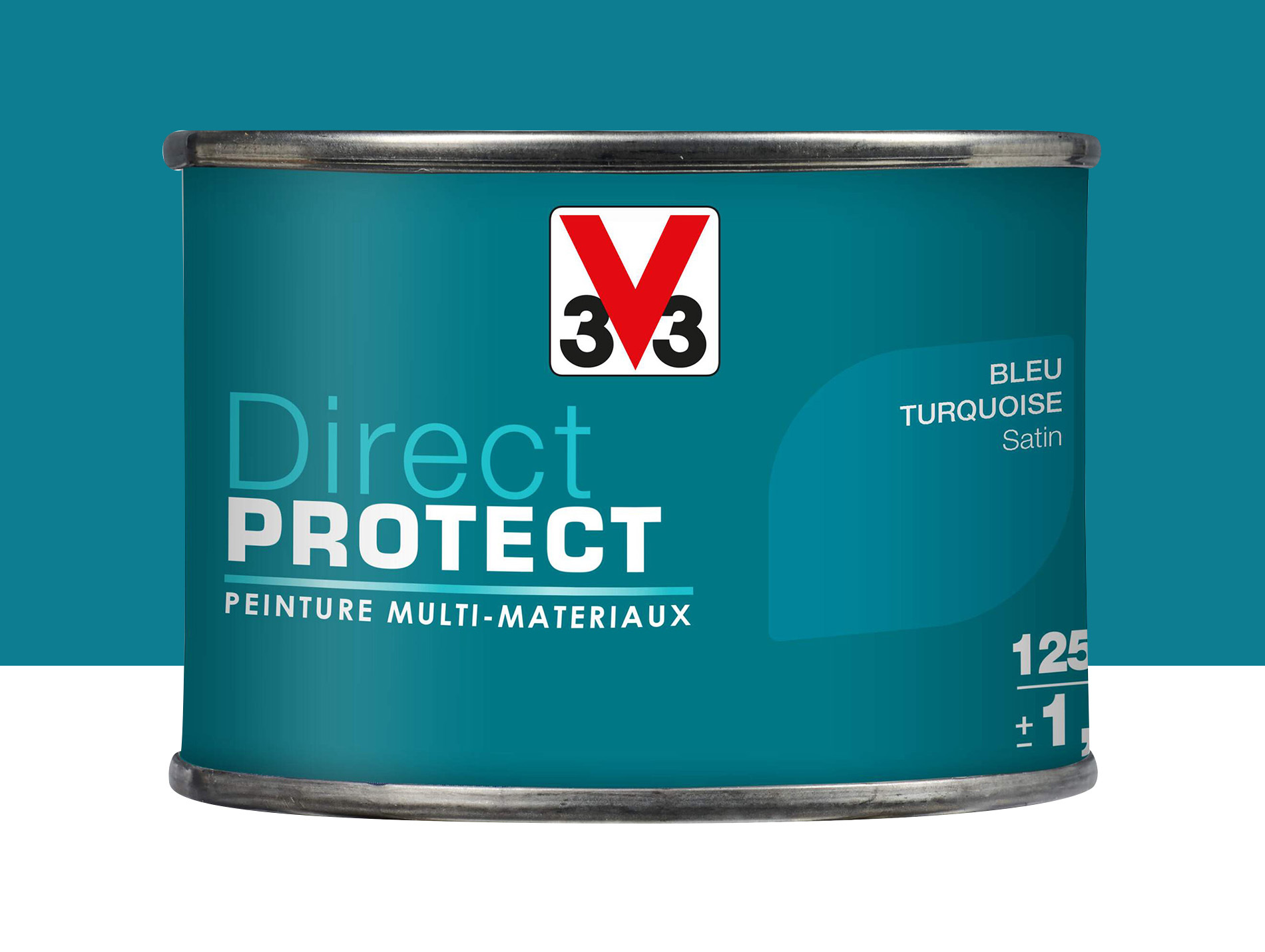 Peinture ext V33 Direct Protect Bleu turquoise 125ml