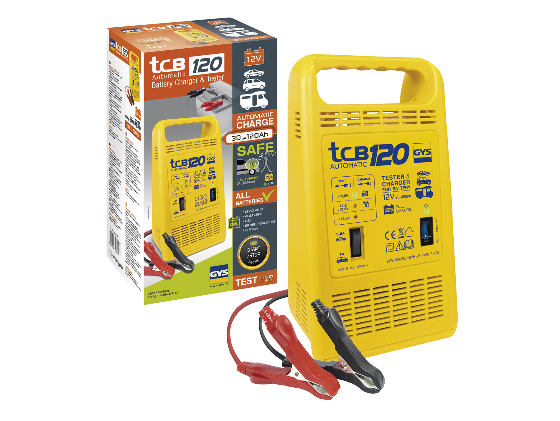 Chargeur de batterie GYS Tcb 120