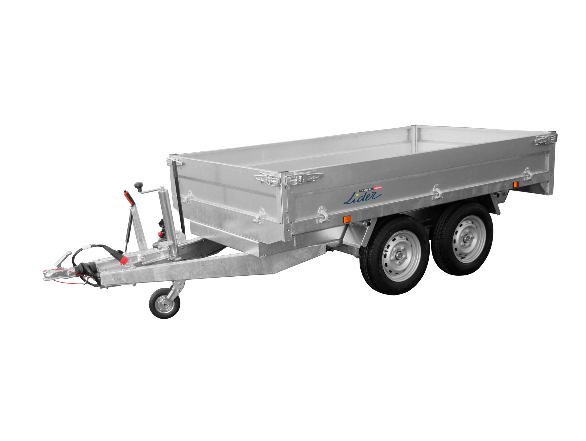 Remorque basculante LIDER 39600 L.2,5m 2500kg