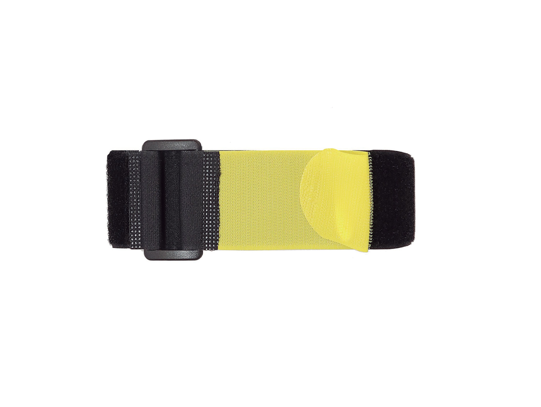 Attache à boucle MURTRA ruban autogrippant jaune/noir L.1,8m