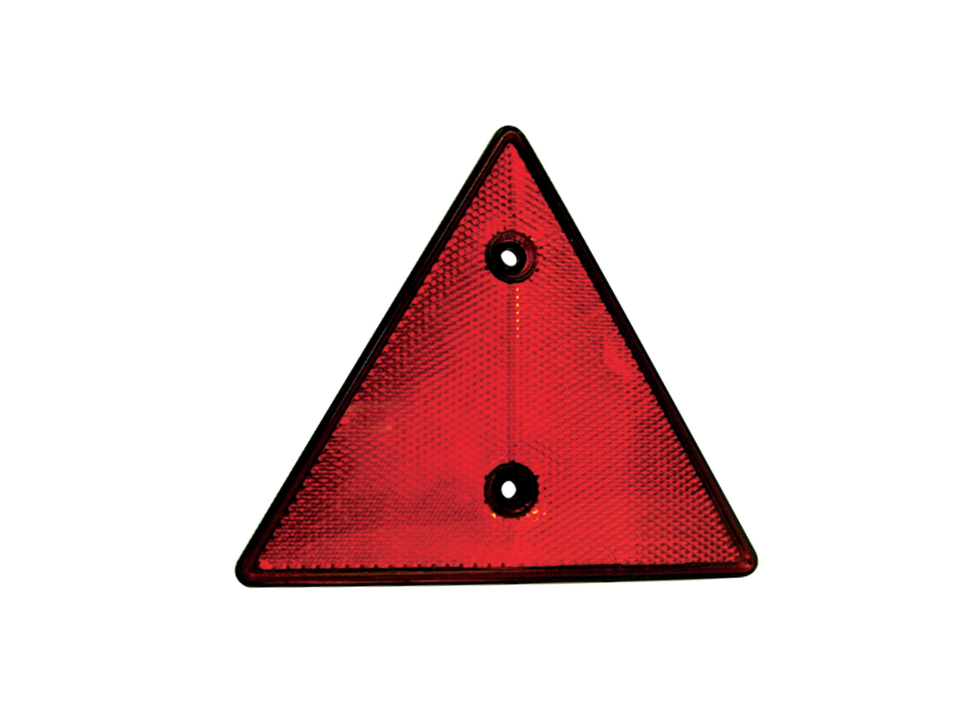 Catadioptre triangulaire à visser rouge x2