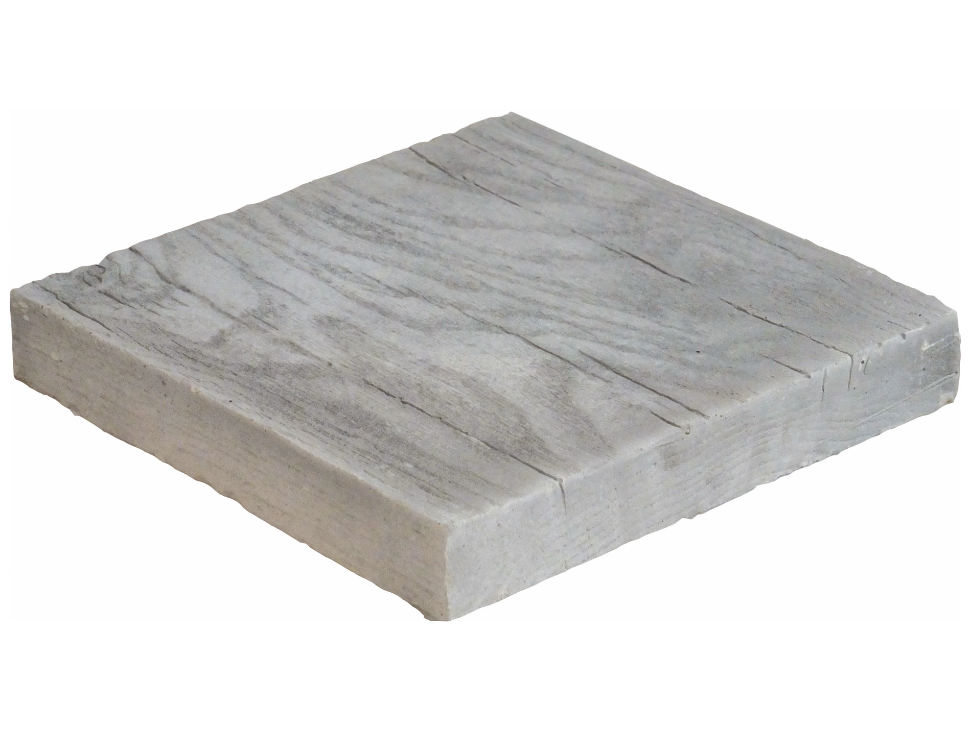 Pavé 20x20x3cm aspect bois blanchi