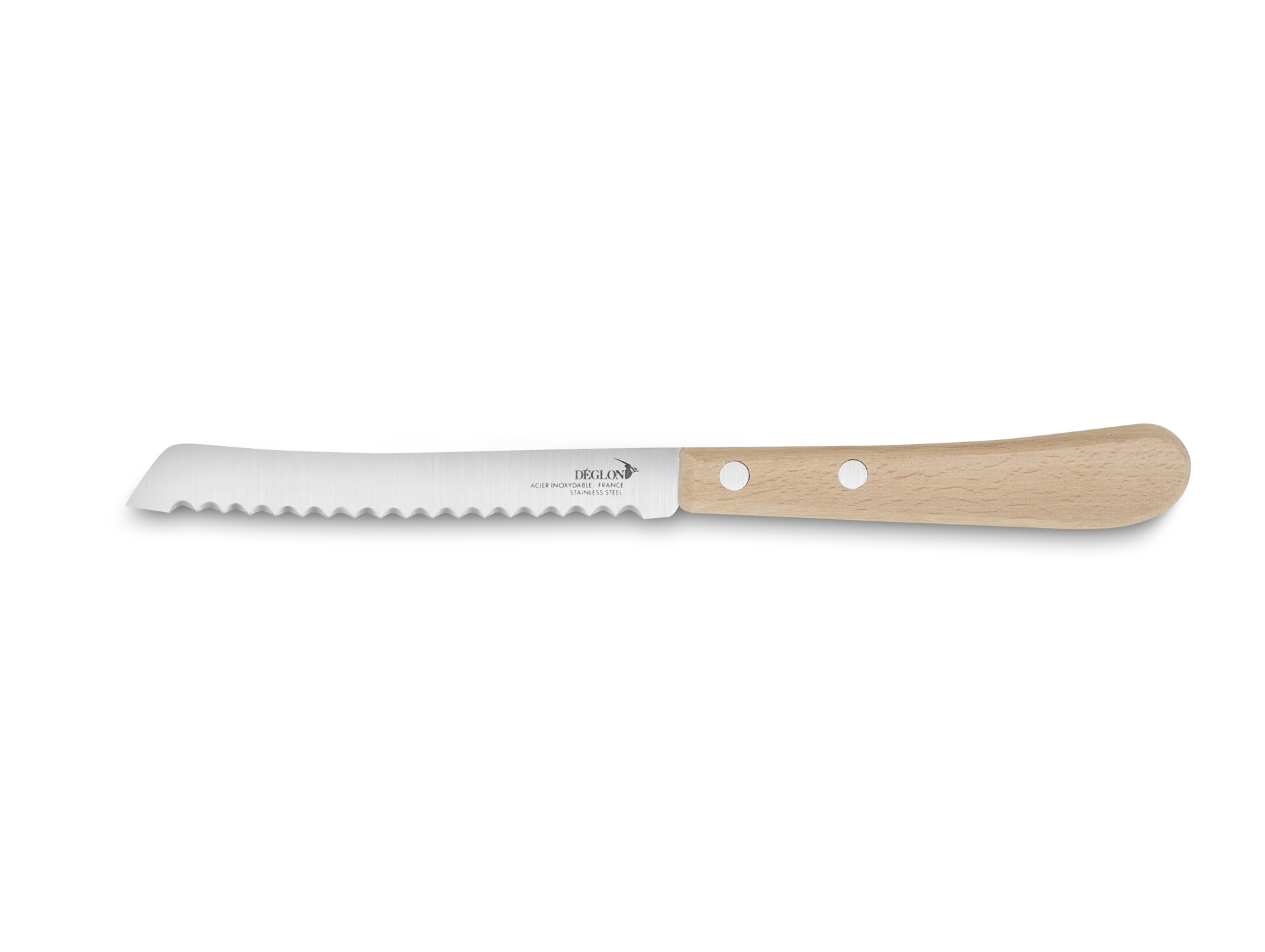 Couteau à tomate DEGLON Inox L.11cm manche bois