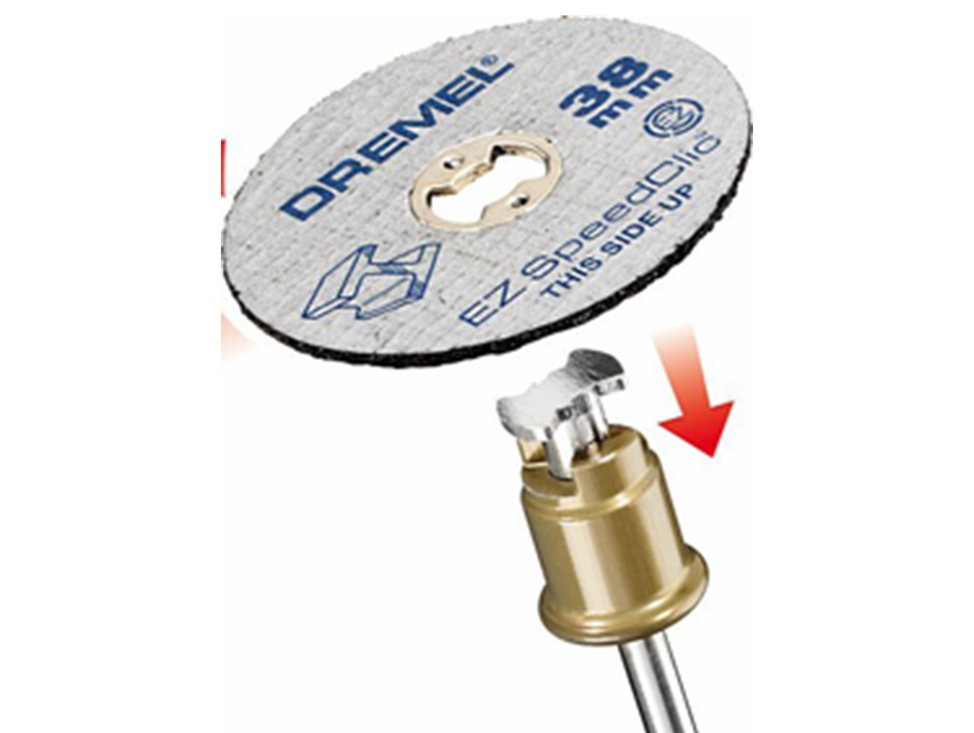 Mandrin Ez Speedclic + 2 disques à tronçonner DREMEL®