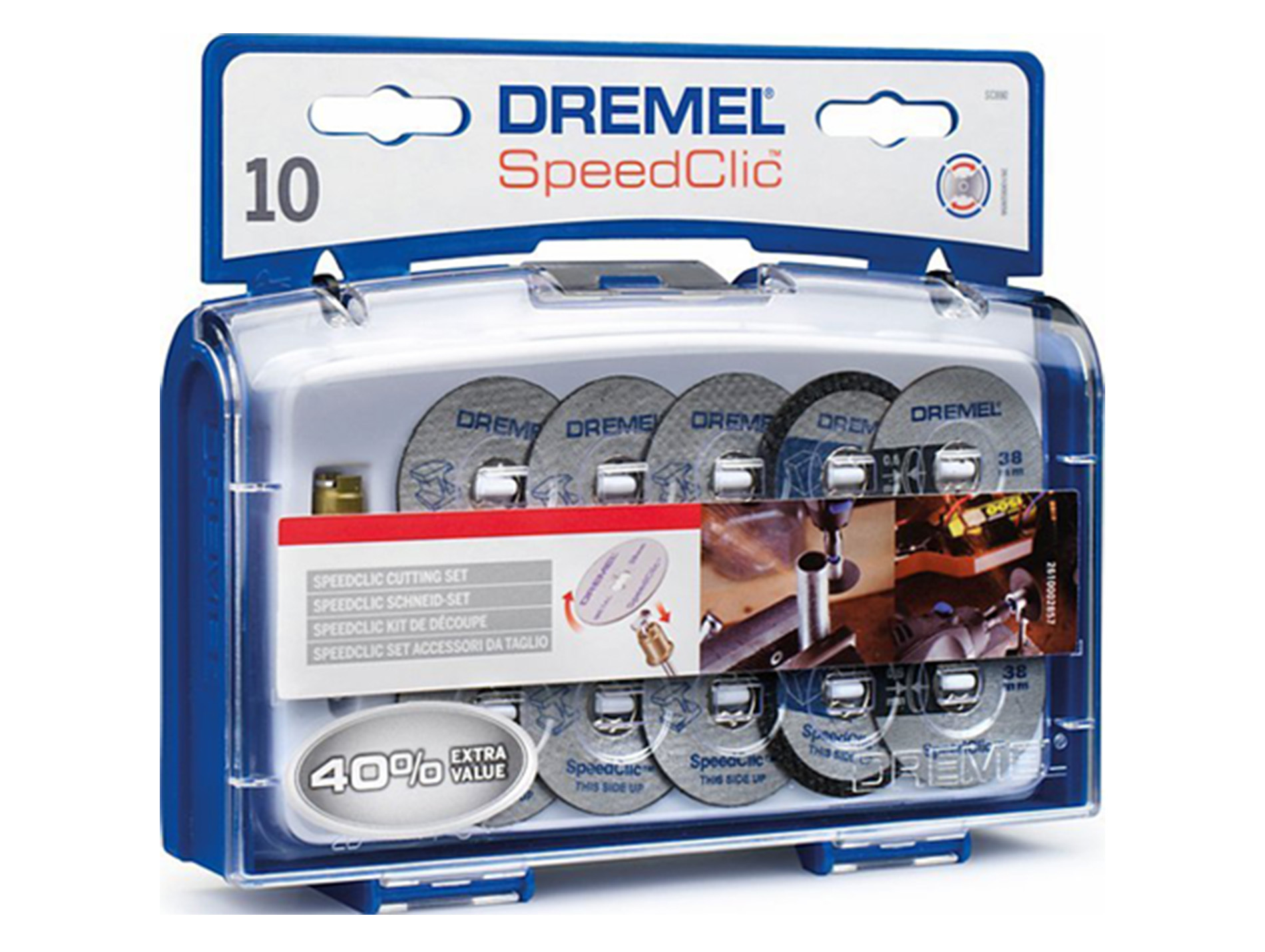 Coffret 10 disques à tronçonner Ez Speedclic DREMEL®