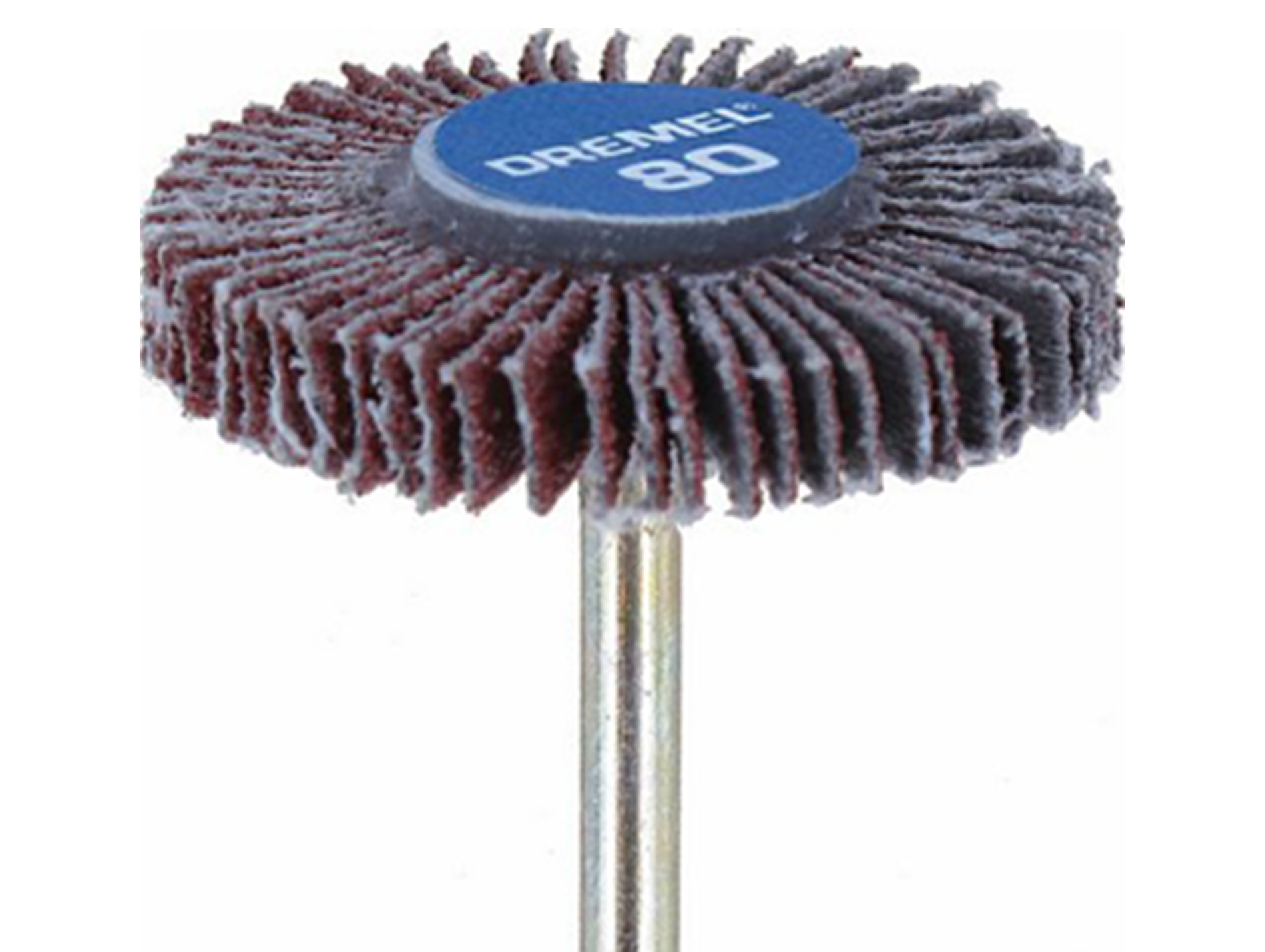 Roue à lamelles Ø28mm Ép. 4,8mm Grain 80 DREMEL®