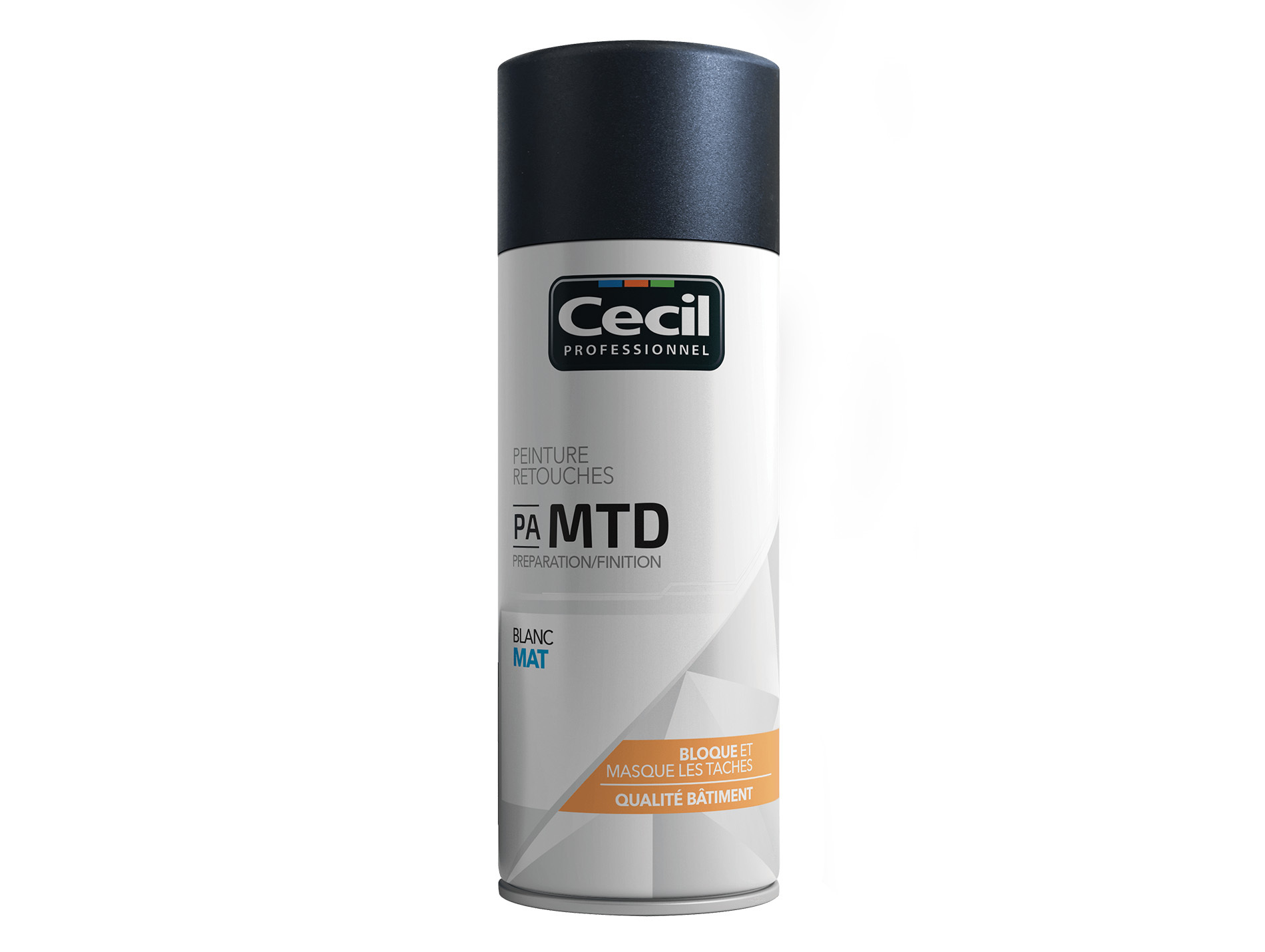 Peinture aérosol CECILPRO blanc mat