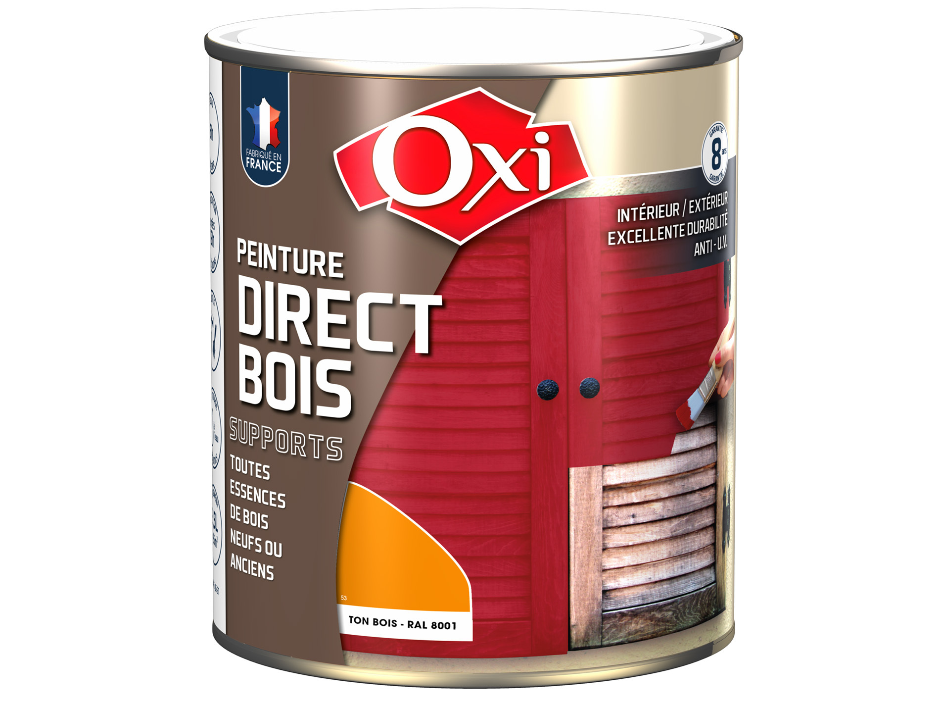 Peinture bois extérieur OXYTOL Ton Bois 2,5L