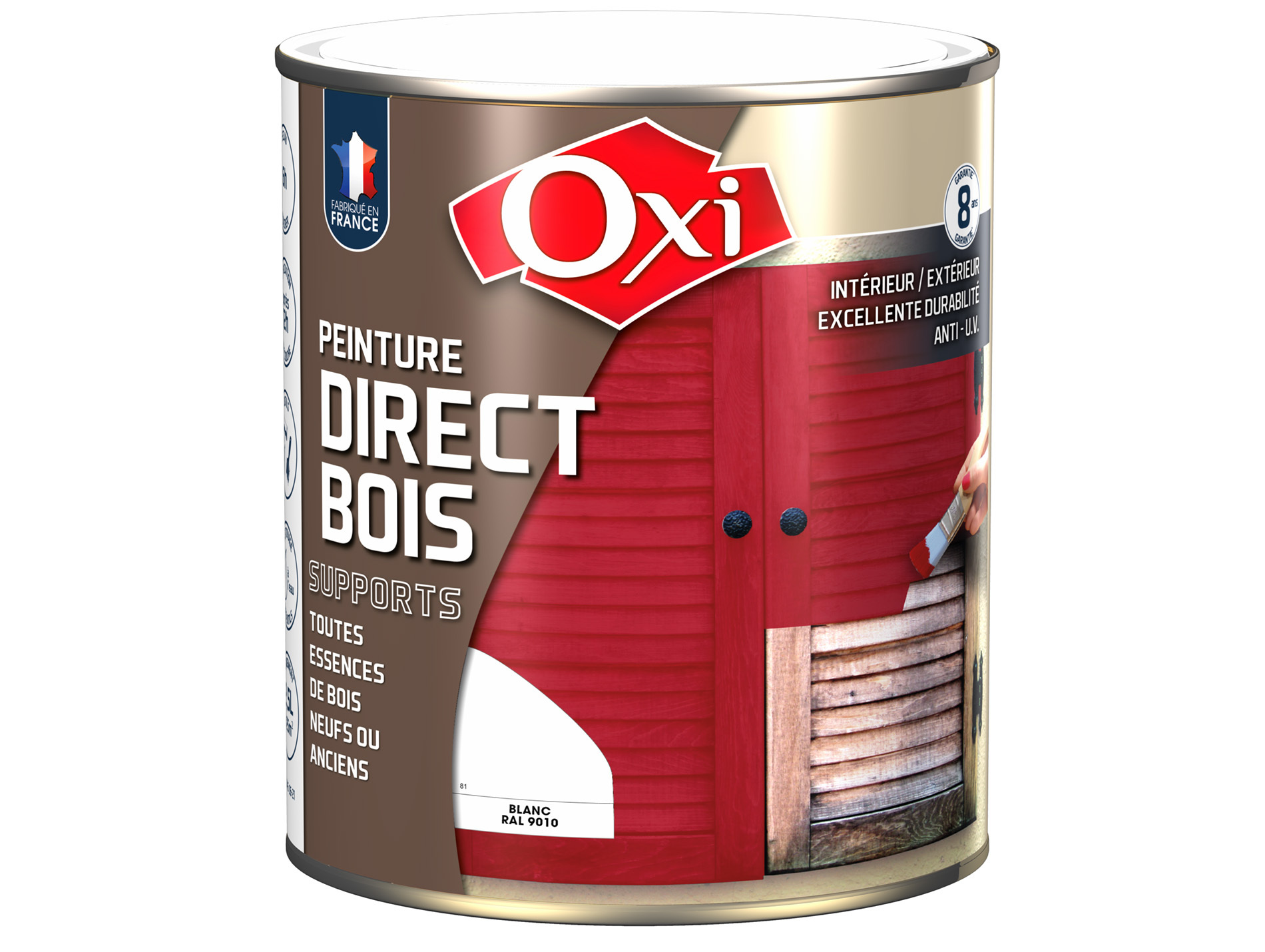 Peinture bois extérieur OXYTOL Blanc crème 2,5L